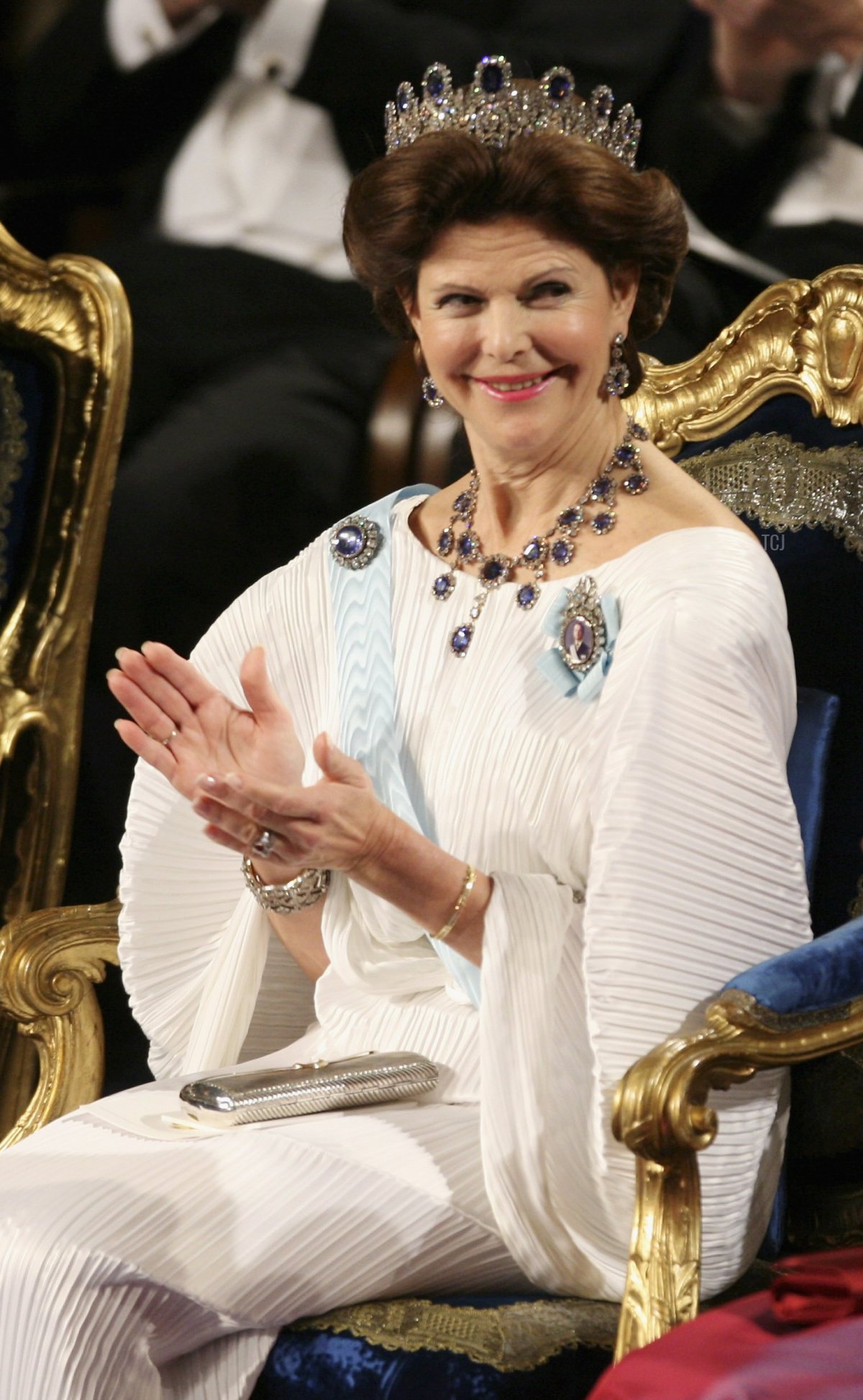 Queen Silvia of Sweden attends the Nobel Prize ceremony in Stockholm on December 10, 2006 (Pascal Le Segretain/Getty Images)