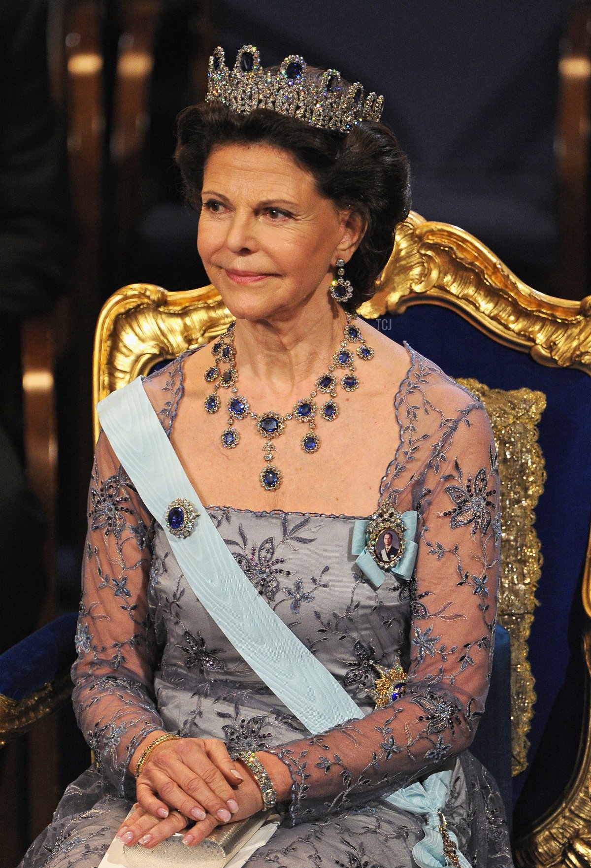 Queen Silvia of Sweden attends the Nobel Prize ceremony in Stockholm on December 10, 2012 (Pascal Le Segretain/Getty Images)