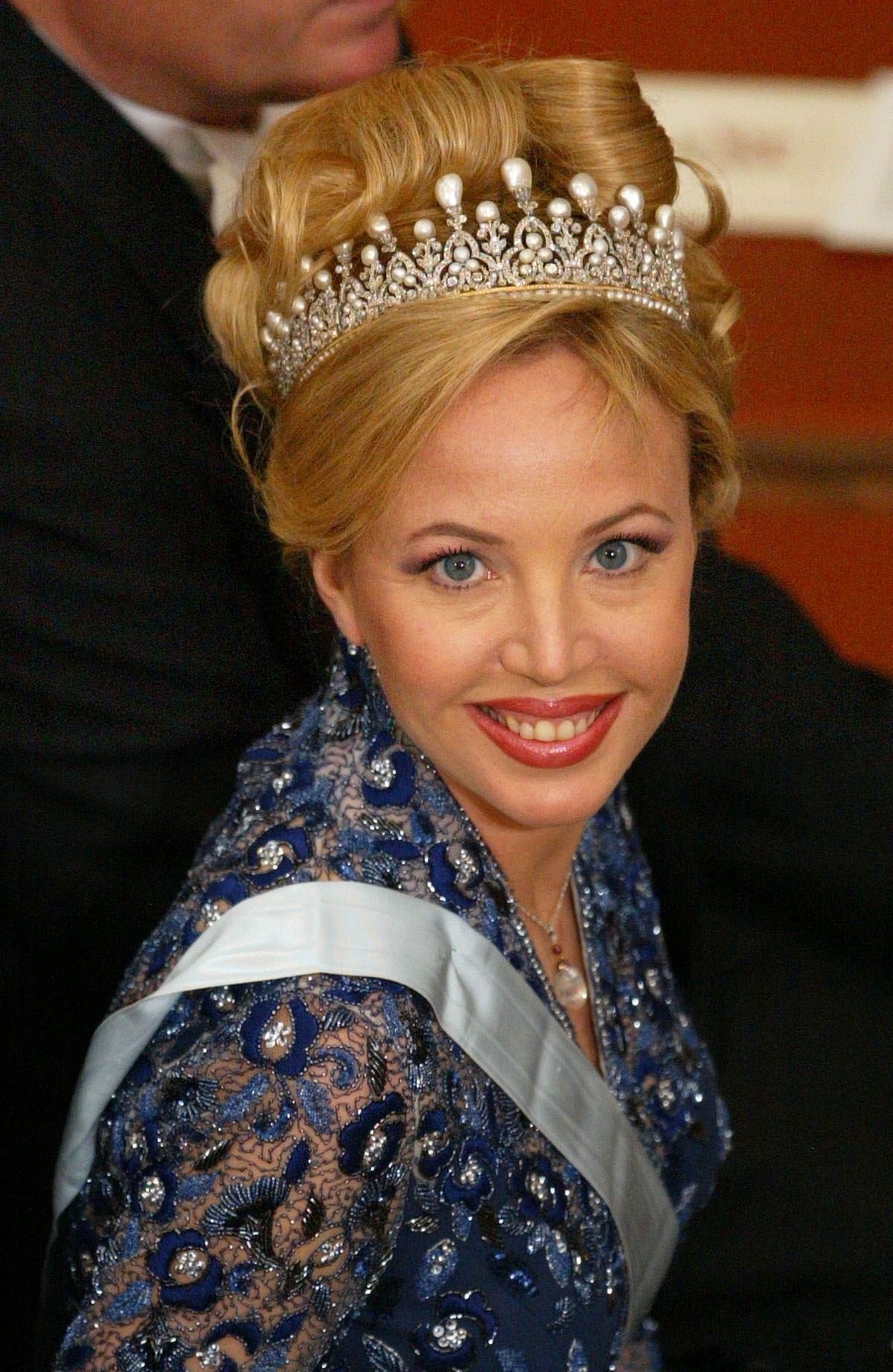 Camilla di Borbone-Due Sicilie partecipa al matrimonio del Principe Ereditario Frederik di Danimarca e Mary Elizabeth Donaldson a Copenaghen il 14 maggio 2004 (Sean Gallup/Getty Images)