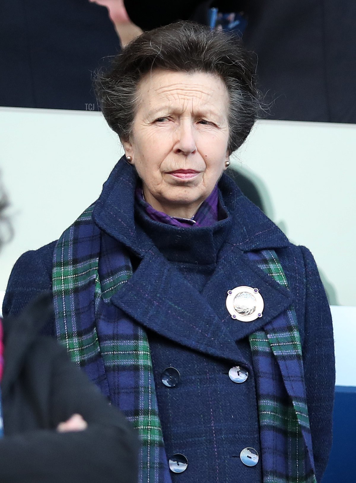 La Principessa Reale partecipa alla partita dei Guinness Six Nations tra Scozia e Francia al Murrayfield il 08 marzo 2020 a Edimburgo, Scozia (Ian MacNicol/Getty Images)