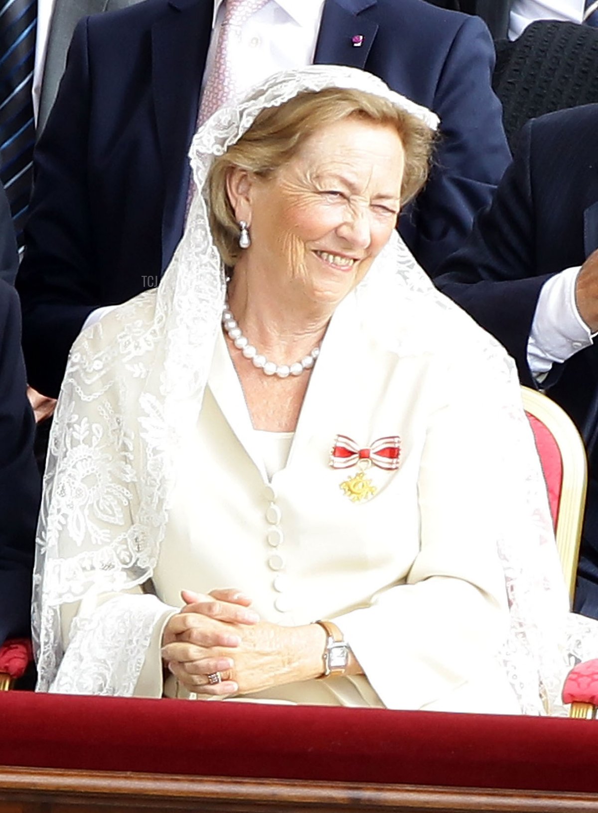 La regina Paola di Belgio partecipa alla cerimonia di beatificazione di Papa Giovanni Paolo II al Vaticano, 1 maggio 2011 (Vittorio Zunino Celotto/Getty Images)