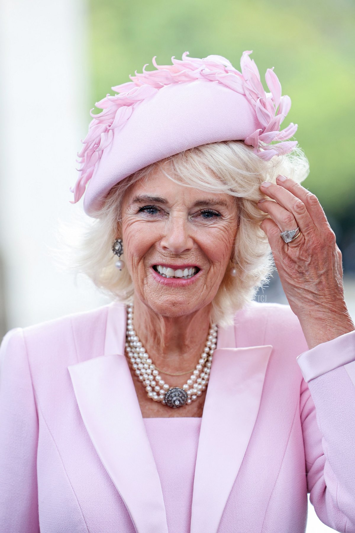 Regina Camilla del Regno Unito durante una cerimonia di benvenuto ufficiale all'inizio di una visita di stato in Francia il 20 settembre 2023 (Chris Jackson - WPA Pool/Getty Images)