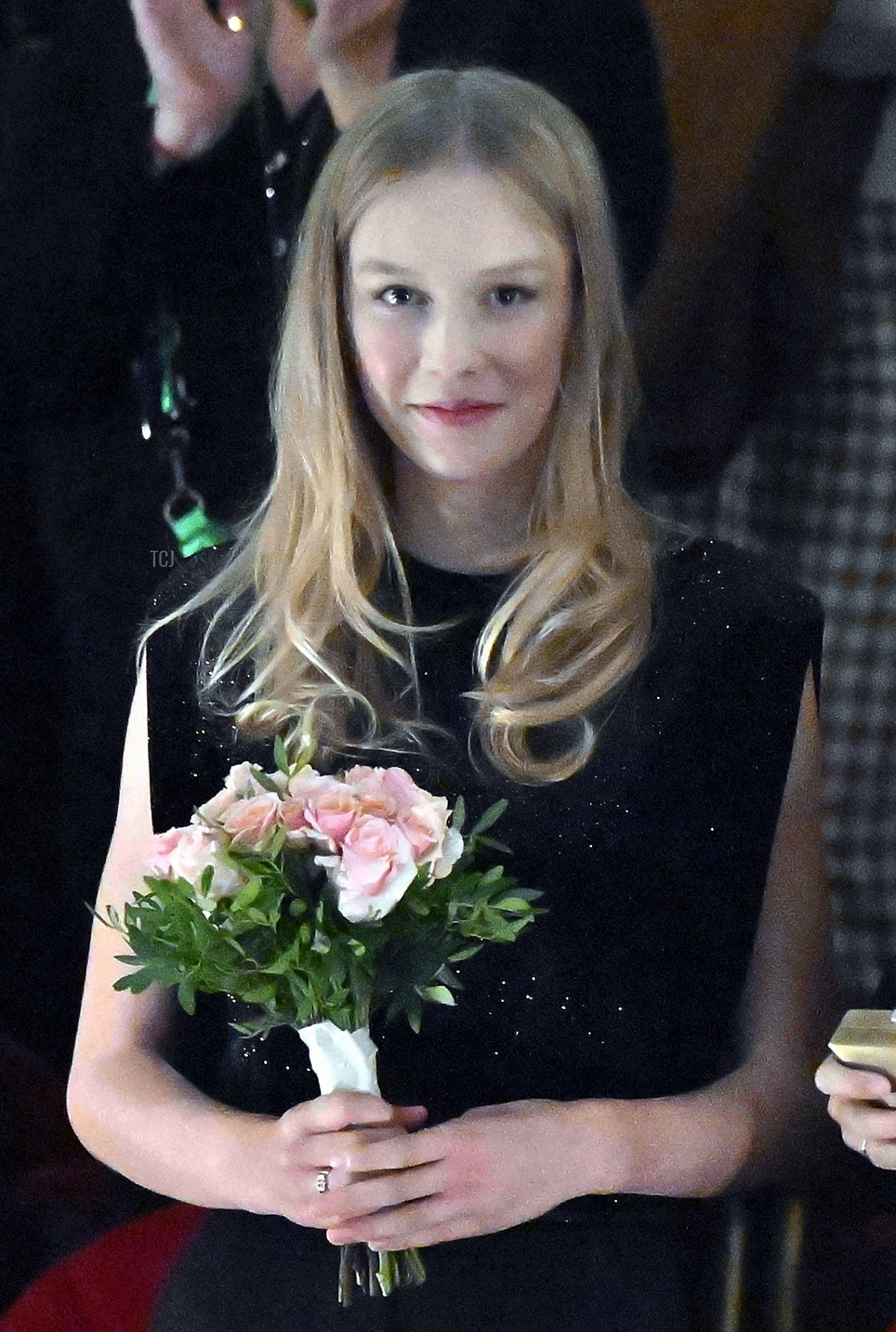 La principessa Eleonora del Belgio assiste a una rappresentazione di Cassandra al Teatro Reale della Monnaie a Bruxelles il 21 settembre 2023 (ERIC LALMAND/BELGA MAG/AFP via Getty Images)