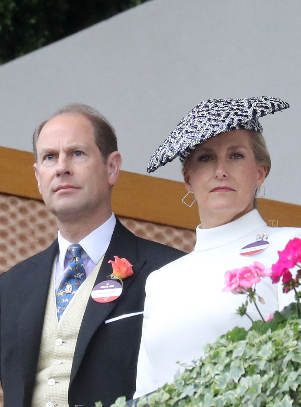 Il Conte e la Contessa di Wessex al secondo giorno di Royal Ascot mentre celebrano il ventesimo anniversario di matrimonio il 19 giugno 2019 (Chris Jackson/Getty Images)