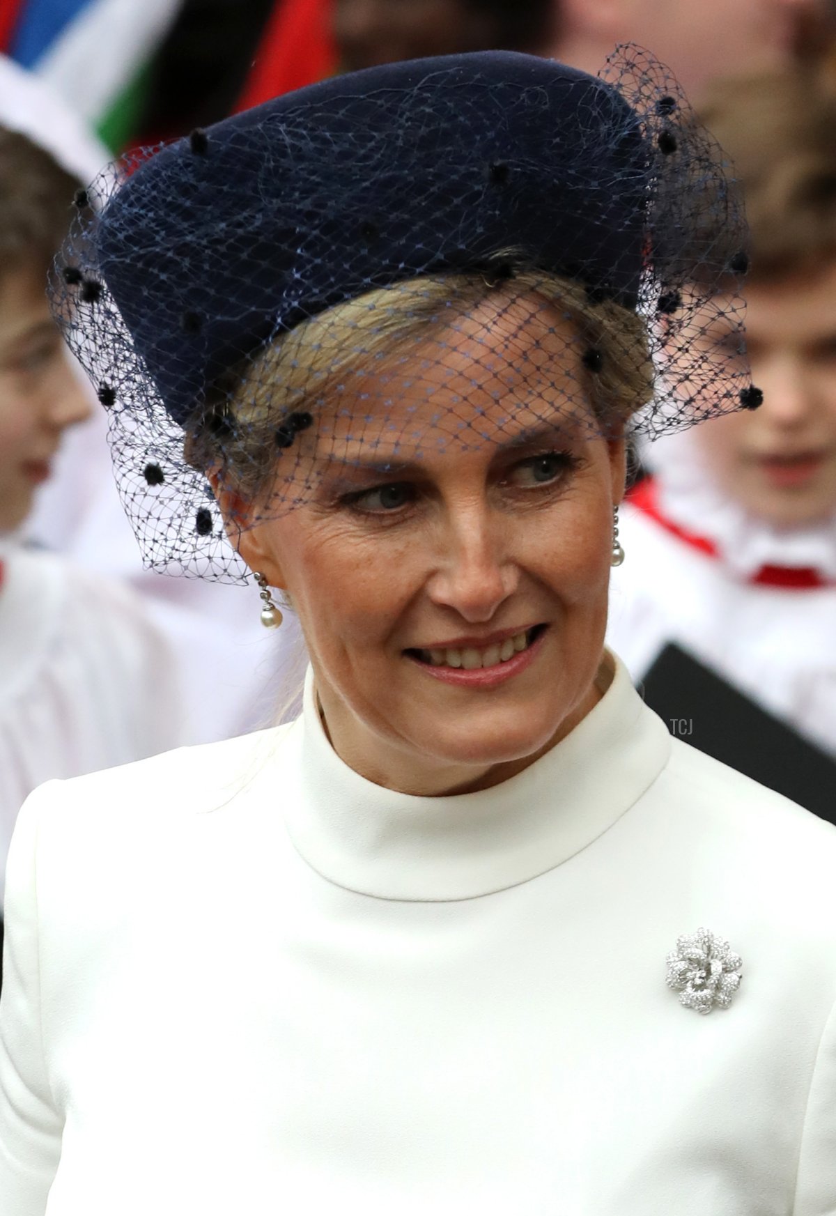 La Contessa di Wessex partecipa alla celebrazione della Giornata del Commonwealth presso l'Abbazia di Westminster a Londra il 9 marzo 2020 (Chris Jackson/Getty Images)