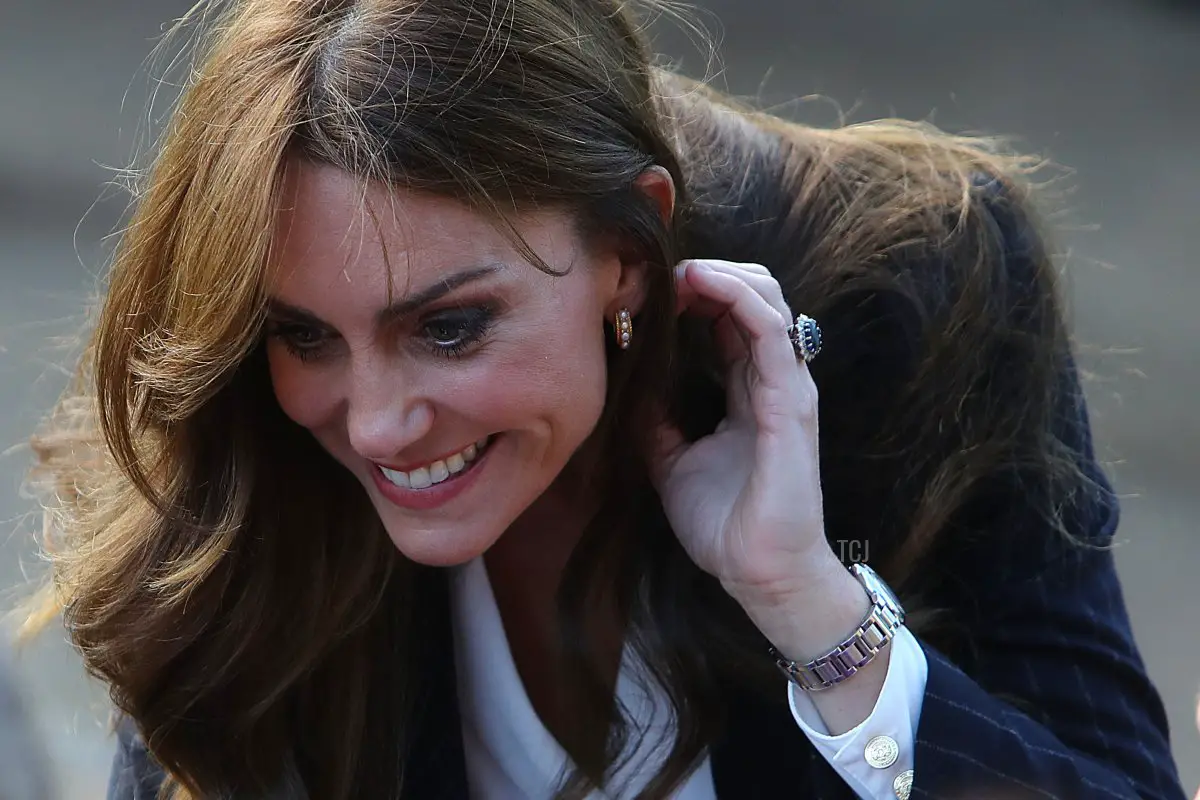 La Principessa di Galles visita il Grange Pavilion per celebrare l'inizio del Mese della Storia Nera a Cardiff il 3 ottobre 2023 (Geoff Caddick - WPA Pool/Getty Images)