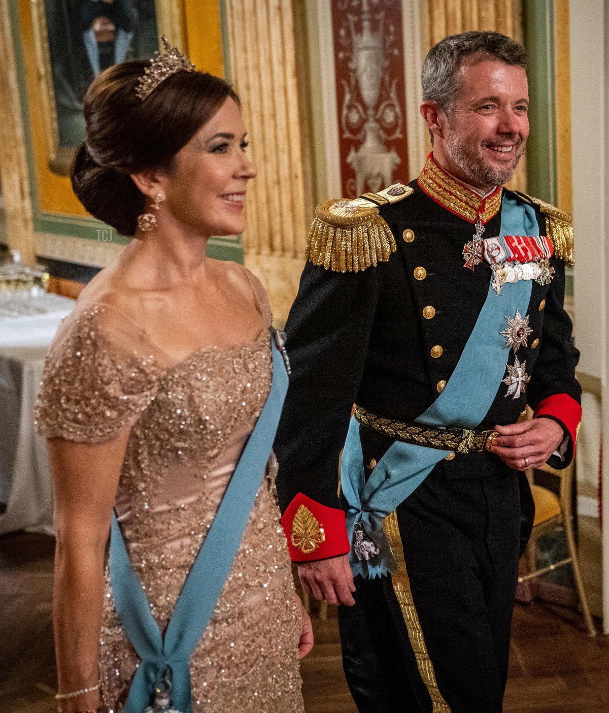 Il Principe Ereditario e la Principessa Ereditaria di Danimarca partecipano a un concerto per il Giubileo d'Oro della Regina di Danimarca il 10 settembre 2022 (IDA MARIE ODGAARD/Ritzau Scanpix/AFP via Getty Images)