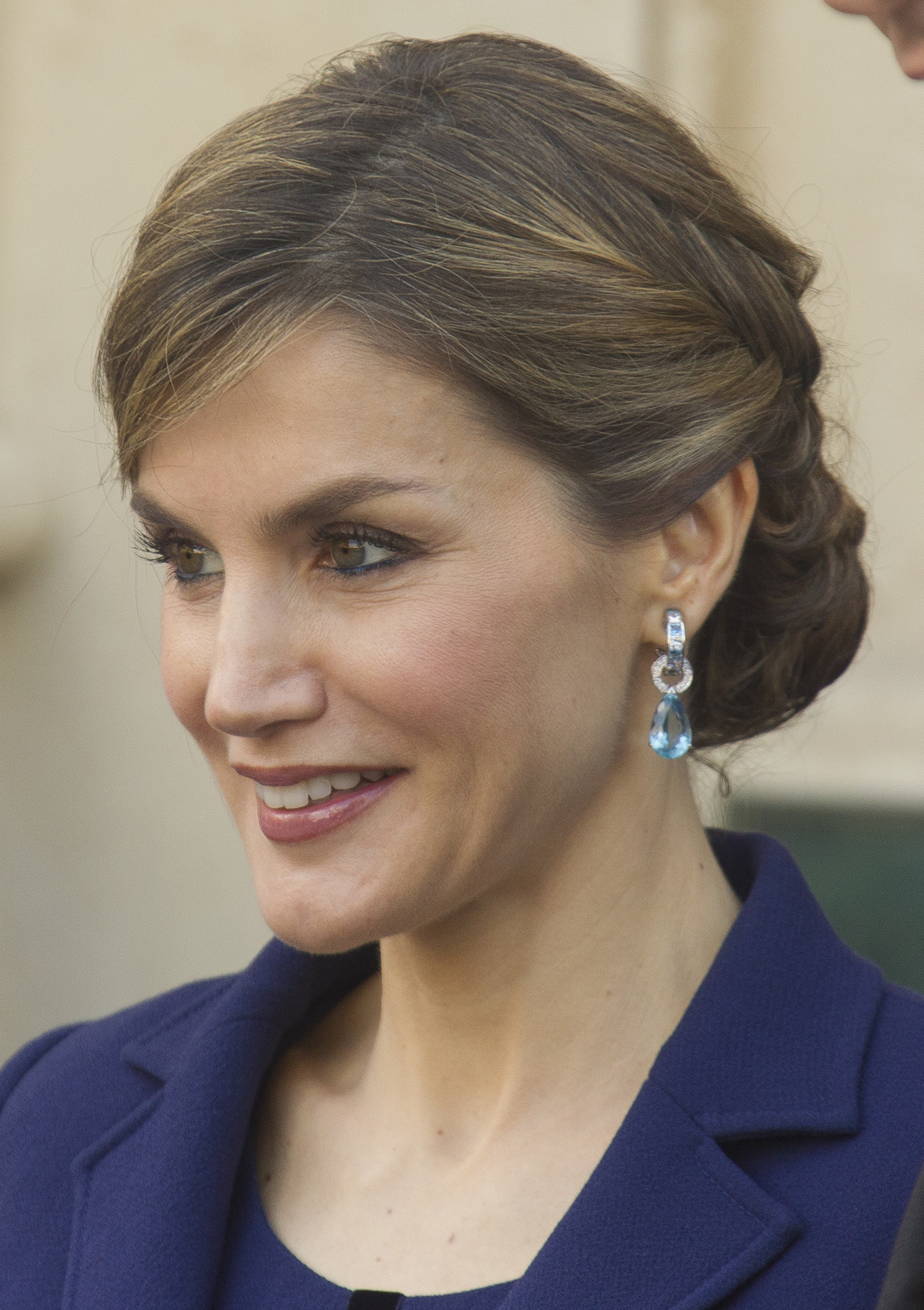 La Regina Letizia di Spagna partecipa alla cerimonia del premio Cervantes presso l'Università di Alcala de Henares il 23 aprile 2016 (Eduardo Parra/Getty Images)