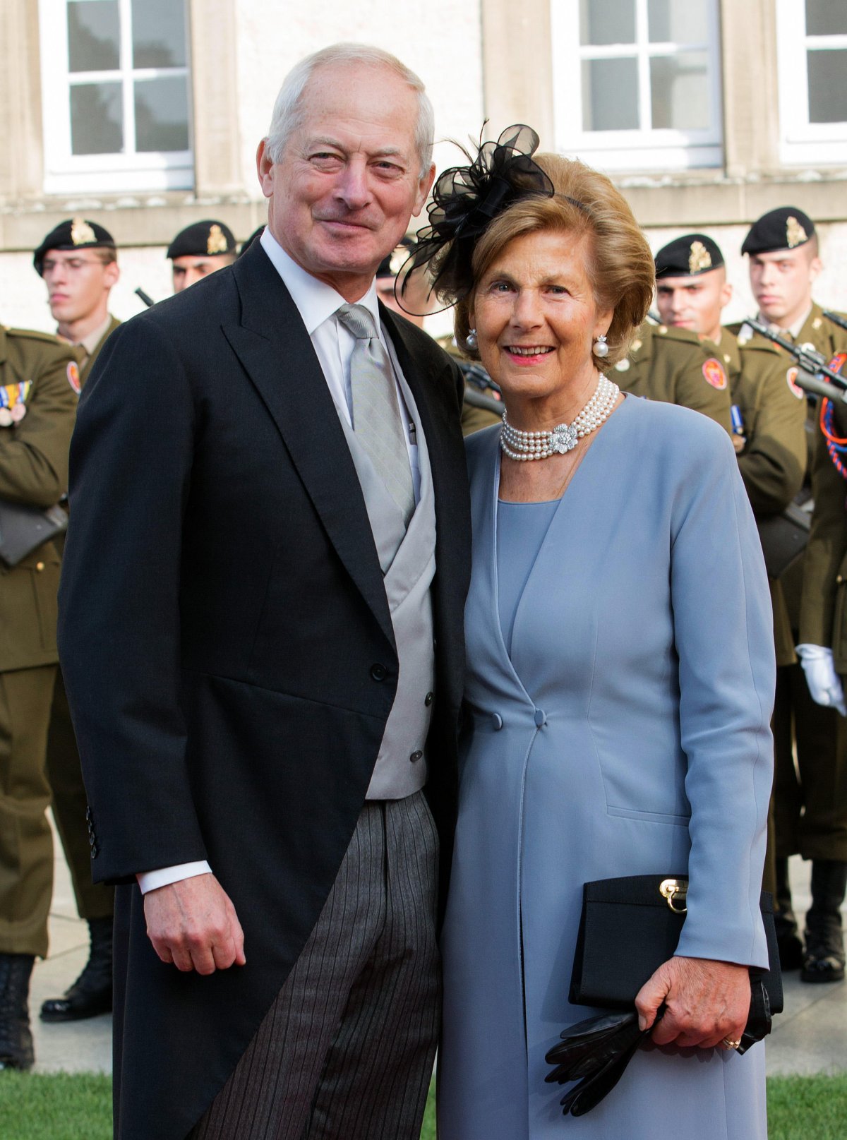 Principe Hans-Adam II e Principessa Marie del Liechtenstein partecipano al matrimonio del Granduca Ereditario e della Granduchessa Ereditata di Lussemburgo il 20 ottobre 2012 (Patrick van Katwijk/DPA Picture Alliance Archive/Alamy)