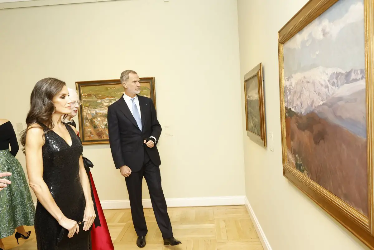 Il Re e la Regina di Spagna, accompagnati dalla Regina di Danimarca, dal Principe e dalla Principessa di Danimarca, e dalla Principessa Benedikte, partecipano all'apertura di un'esposizione dedicata all'opera del pittore spagnolo Joaquin Sorolla e dei suoi contemporanei, 7 novembre 2023 (Casa di S.M. el Rey)