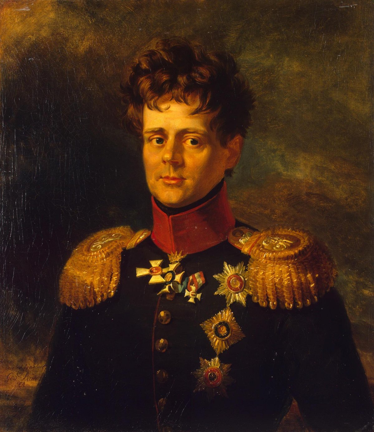 George Dawe's portrait of Duke Eugen of Württemberg, 1825 (Wikimedia Commons)