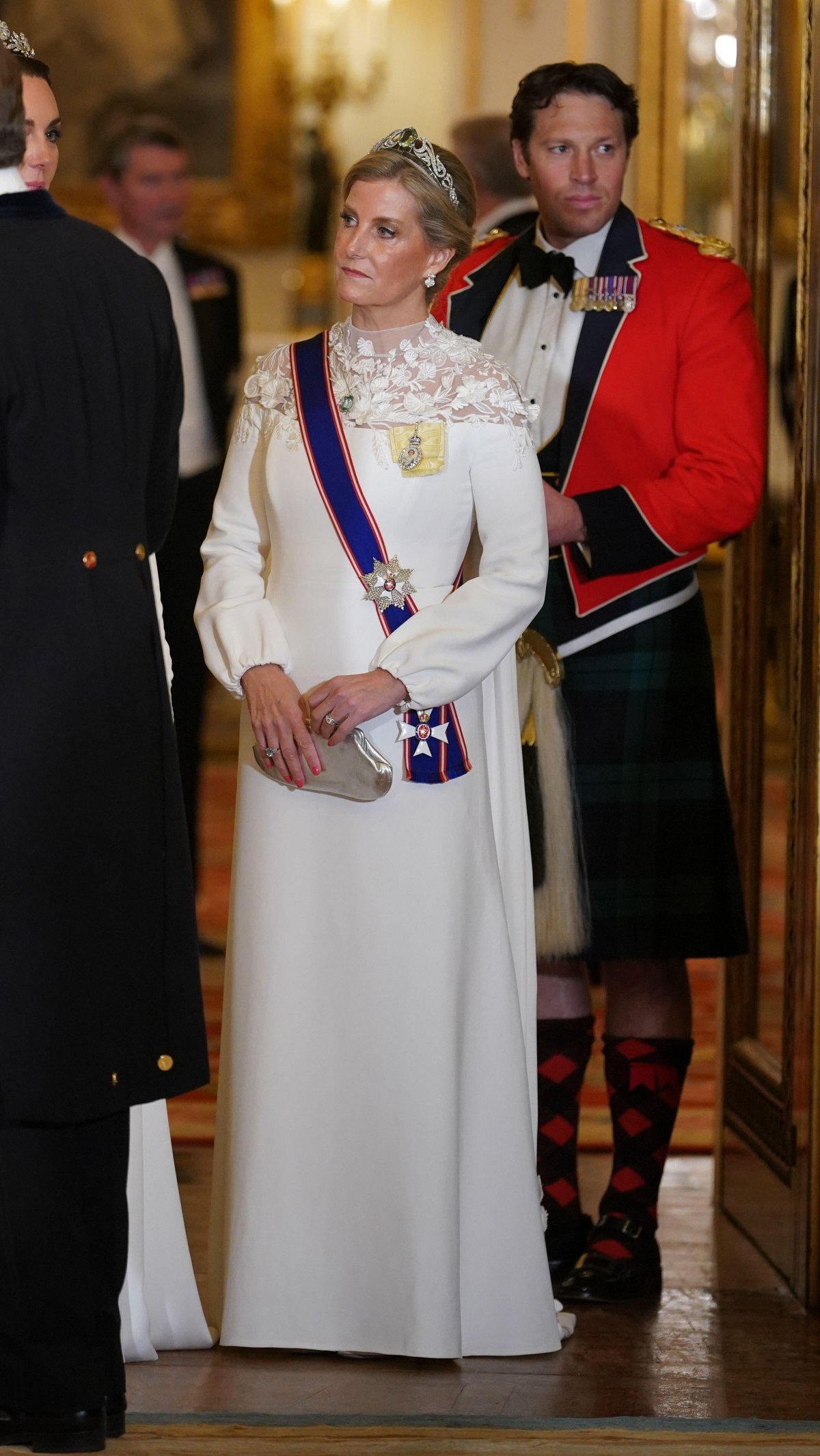 La Duchessa di Edimburgo partecipa a un banchetto di stato in onore del presidente visitatore della Corea del Sud a Buckingham Palace a Londra il 21 novembre 2023 (Yui Mok/PA Images/Alamy)