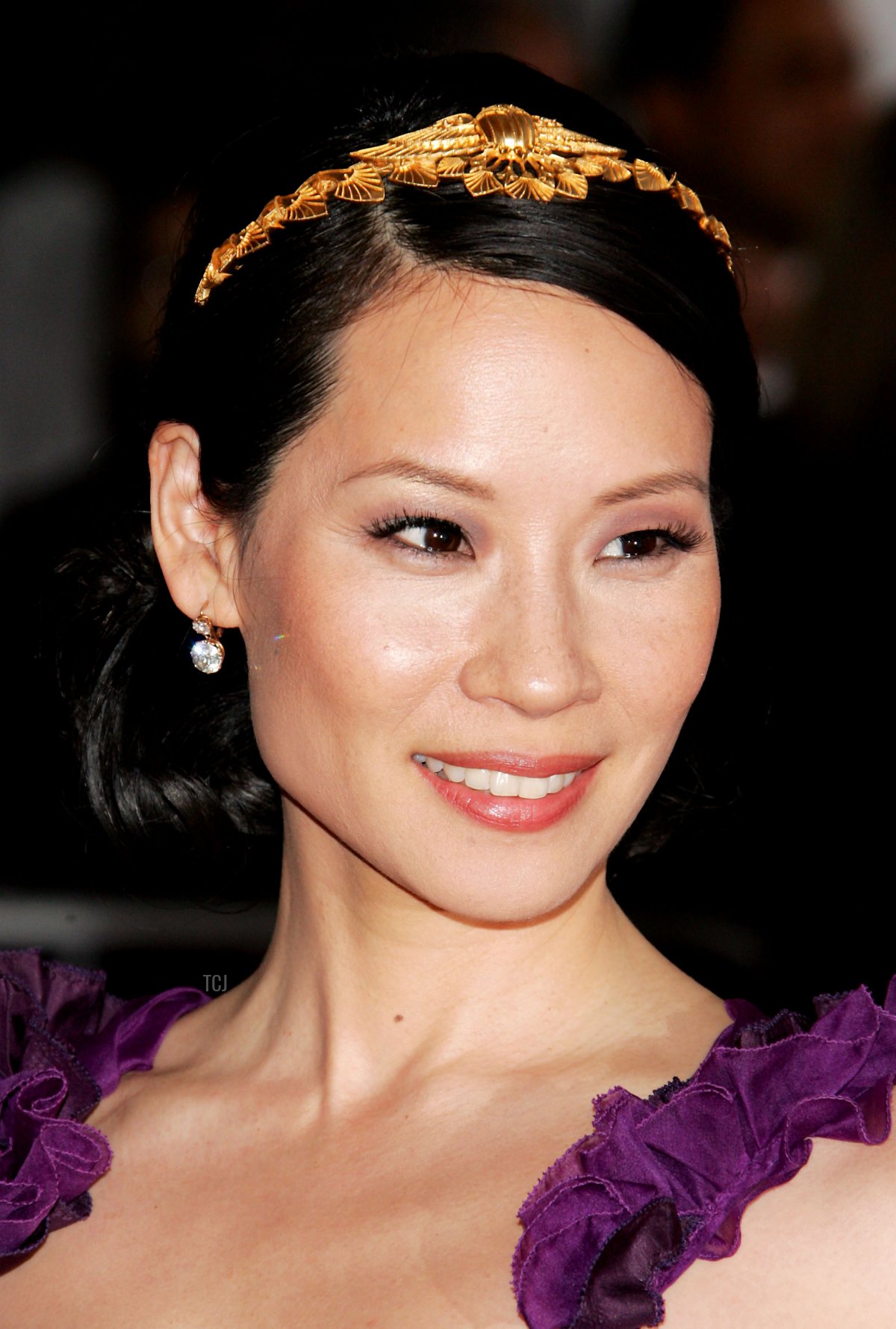 Attrice Lucy Liu alla Met Gala del Costume Institute al Metropolitan Museum of Art il 7 maggio 2007