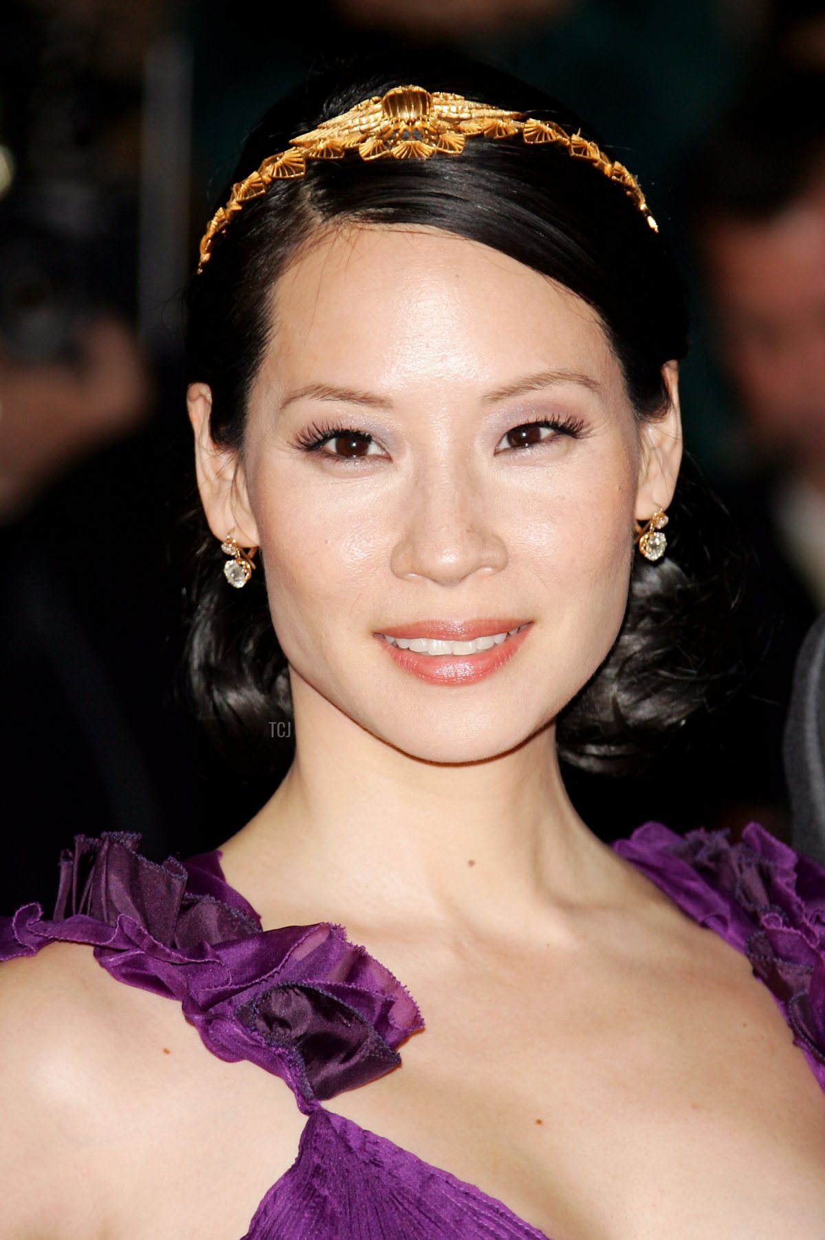 Attrice Lucy Liu alla Met Gala del Costume Institute al Metropolitan Museum of Art il 7 maggio 2007