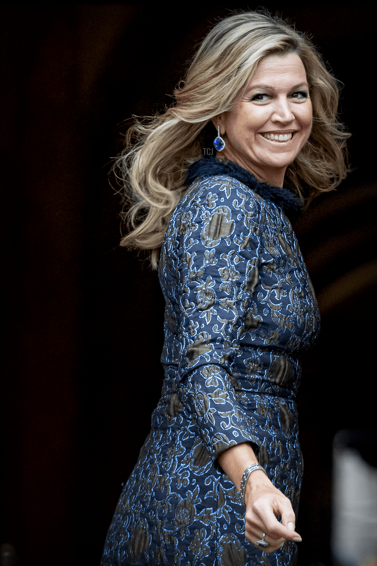 Regina Maxima dei Paesi Bassi partecipa alla ricezione di Capodanno al Palazzo Reale il 14 gennaio 2020 ad Amsterdam