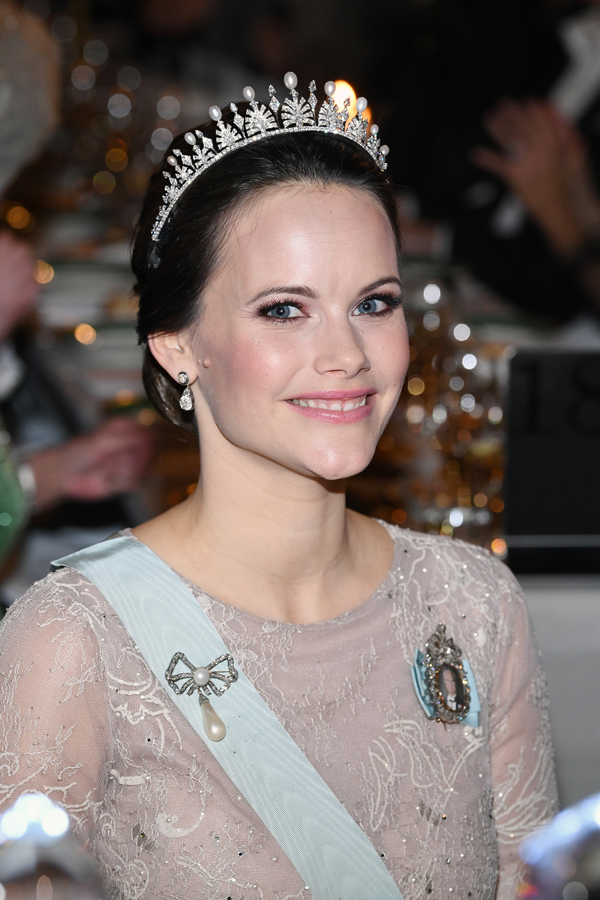 La Principessa Sofia di Svezia partecipa al banchetto del Premio Nobel a Stoccolma il 10 dicembre 2017 (Pascal Le Segretain/Getty Images)