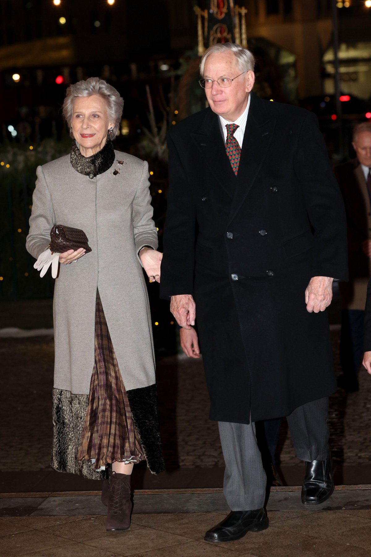 Il Duca e la Duchessa di Gloucester partecipano al servizio Insieme a Natale all'Abbazia di Westminster a Londra l'8 dicembre 2023 (Chris Jackson/PA Images/Alamy)