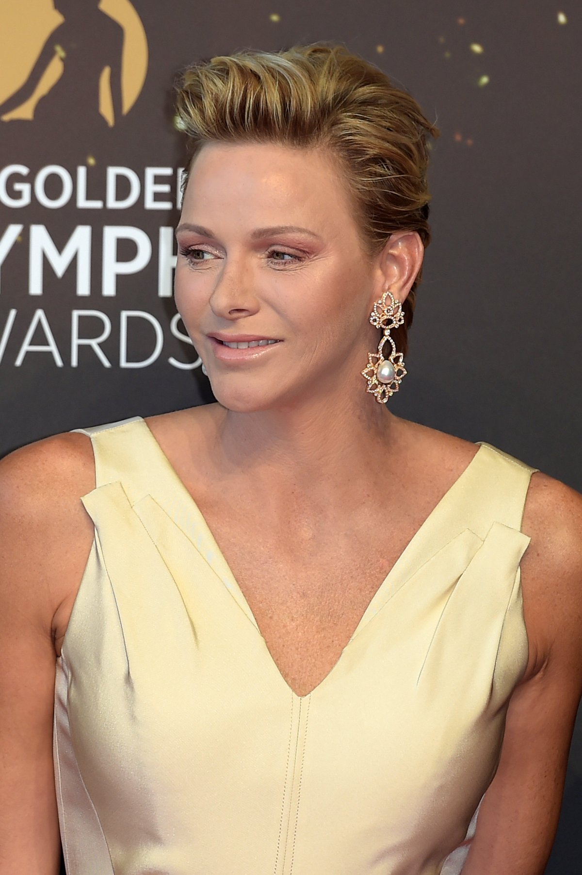 La Principessa Charlene di Monaco partecipa ai Golden Nymph Awards durante il Festival Internazionale della Televisione di Monte-Carlo il 19 giugno 2018 (Independent Photo Agency/Alamy)