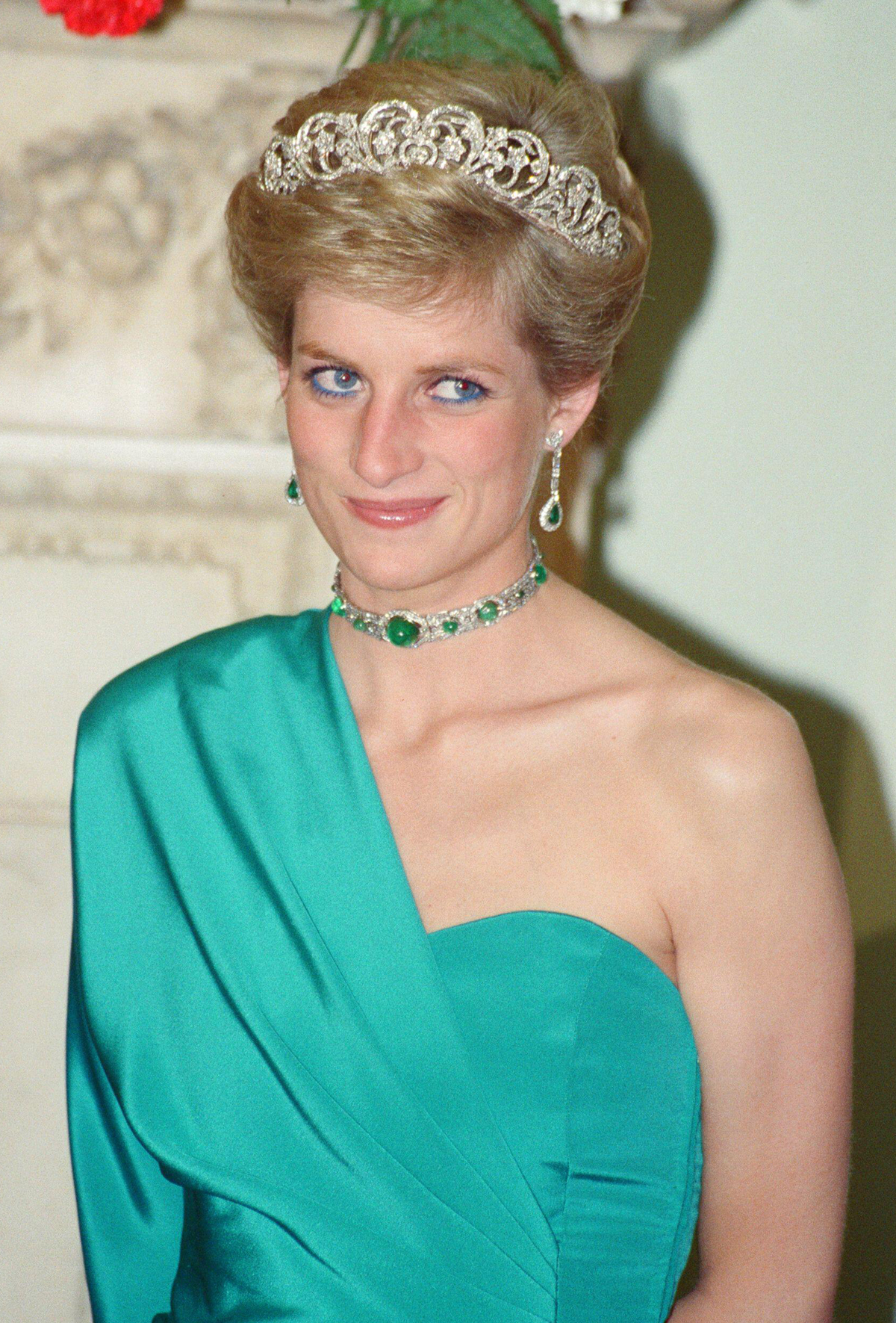 La Principessa di Galles partecipa a un banchetto al Mansion House di Londra il 21 giugno 1989 (Trinity Mirror/Mirrorpix/Alamy)