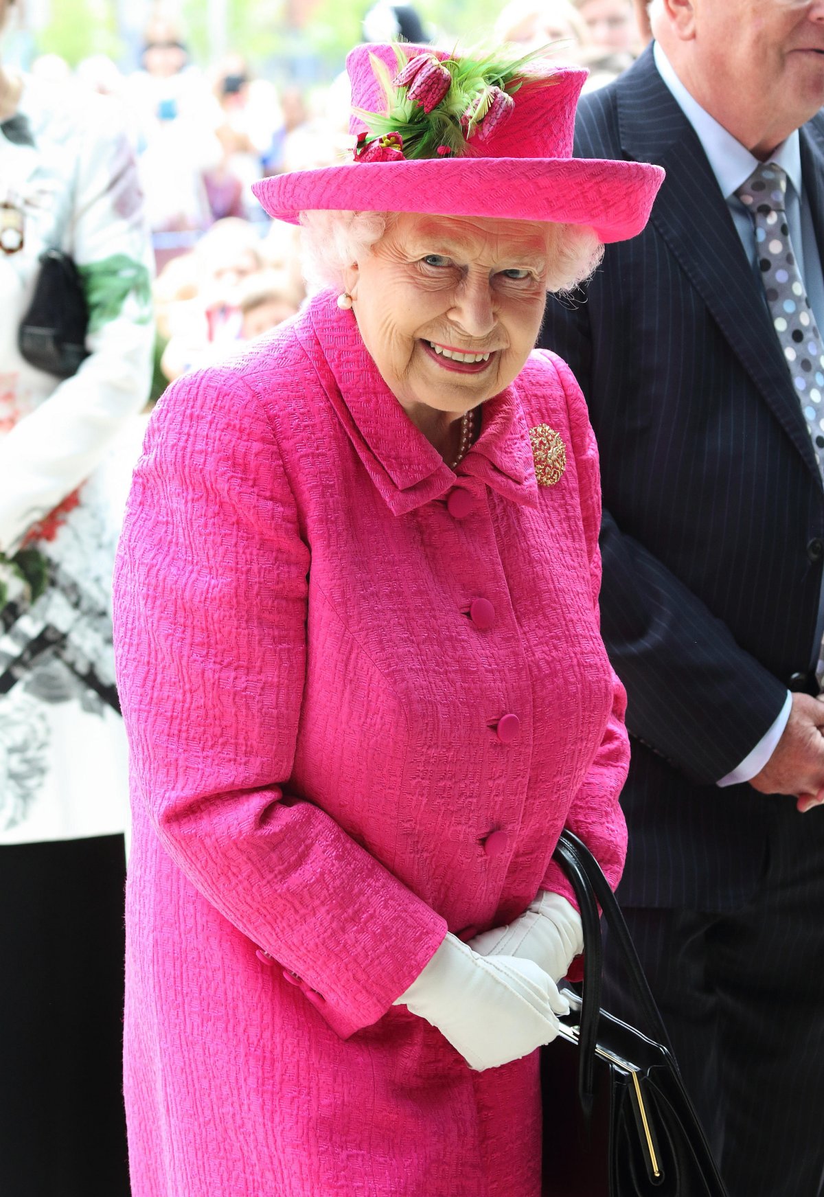 La Regina Elisabetta II del Regno Unito inaugura ufficialmente il nuovo Royal Papworth Hospital a Cambridge il 9 luglio 2019 (Keith Mayhew/SOPA Images Limited/Alamy)