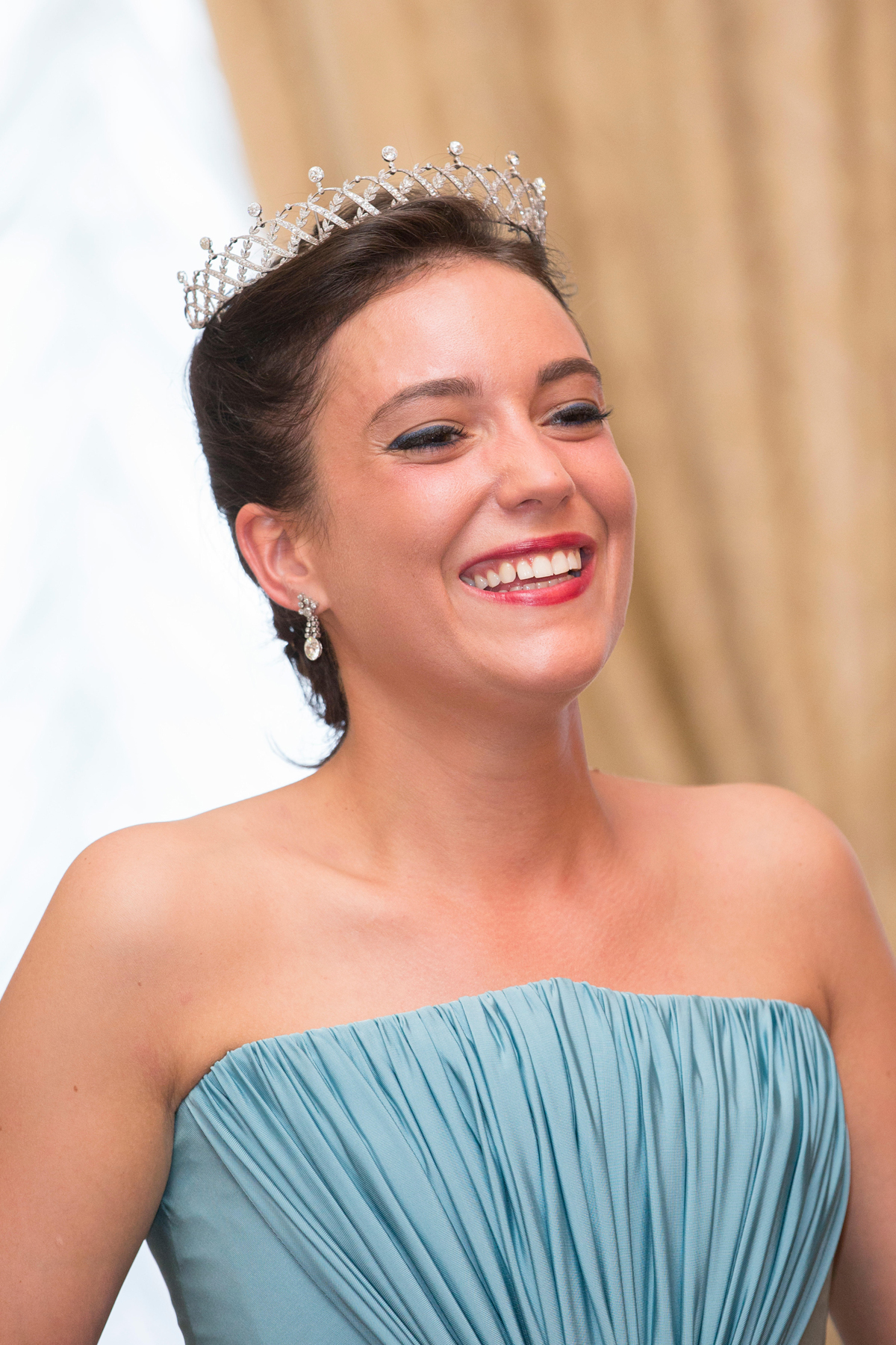 La Principessa Alexandra di Lussemburgo partecipa a una ricezione di gala al Palazzo Granducale in occasione della Giornata Nazionale, 23 giugno 2016 (Patrick van Katwijk/DPA Picture Alliance/Alamy)