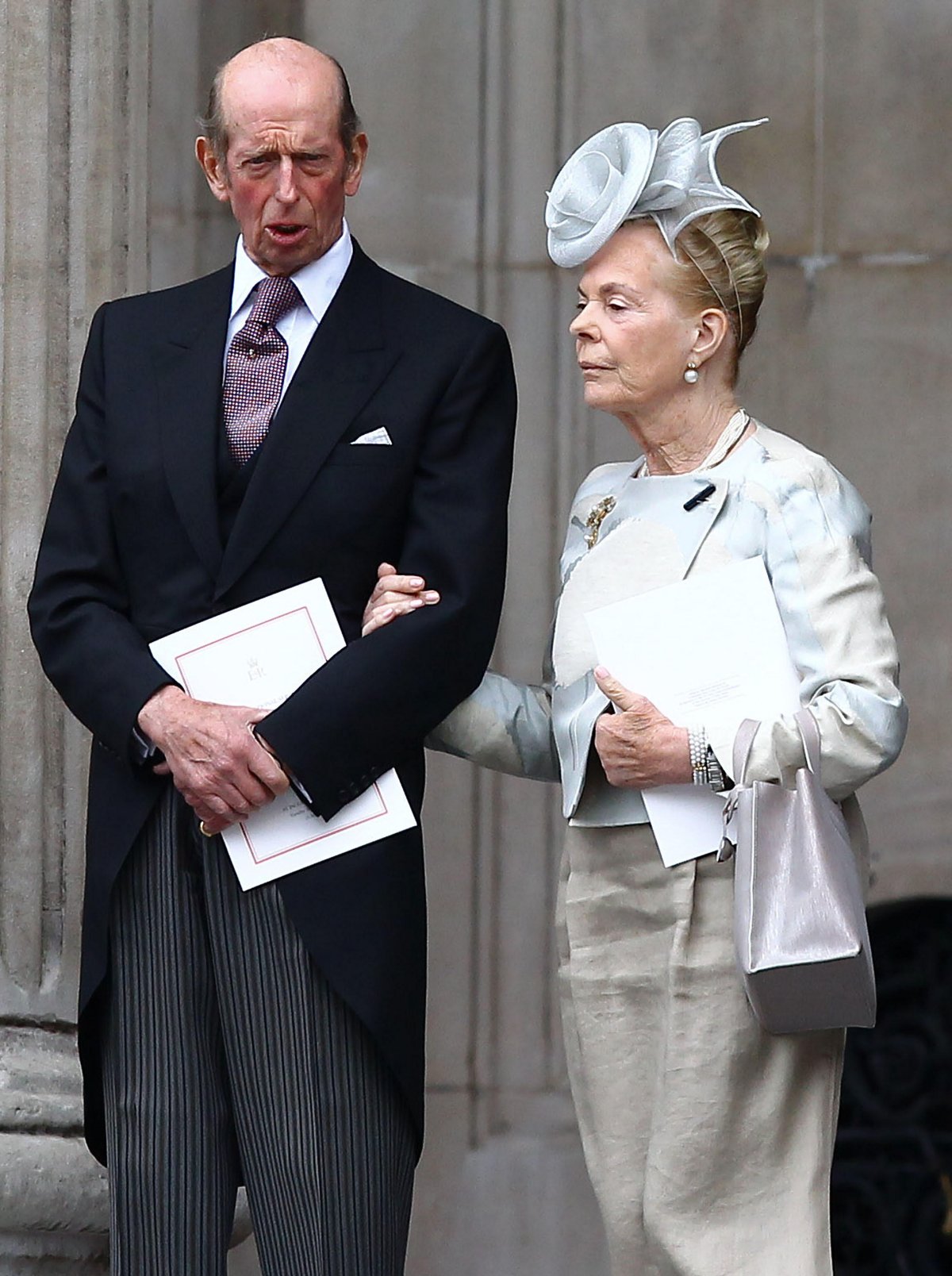 Il Duca e la Duchessa di Kent partecipano a un servizio di ringraziamento per il Giubileo di Diamante della Regina Elisabetta II presso la Cattedrale di St. Paul a Londra il 5 Giugno 2012 (WENN Rights Ltd/Alamy)