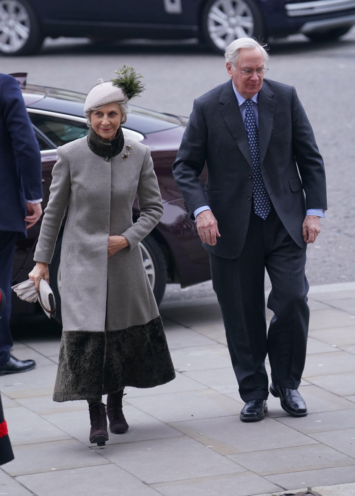 Il Duca e la Duchessa di Gloucester partecipano al servizio del Commonwealth Day presso l'Abbazia di Westminster l'11 marzo 2024 (Yui Mok/PA Images/Alamy)