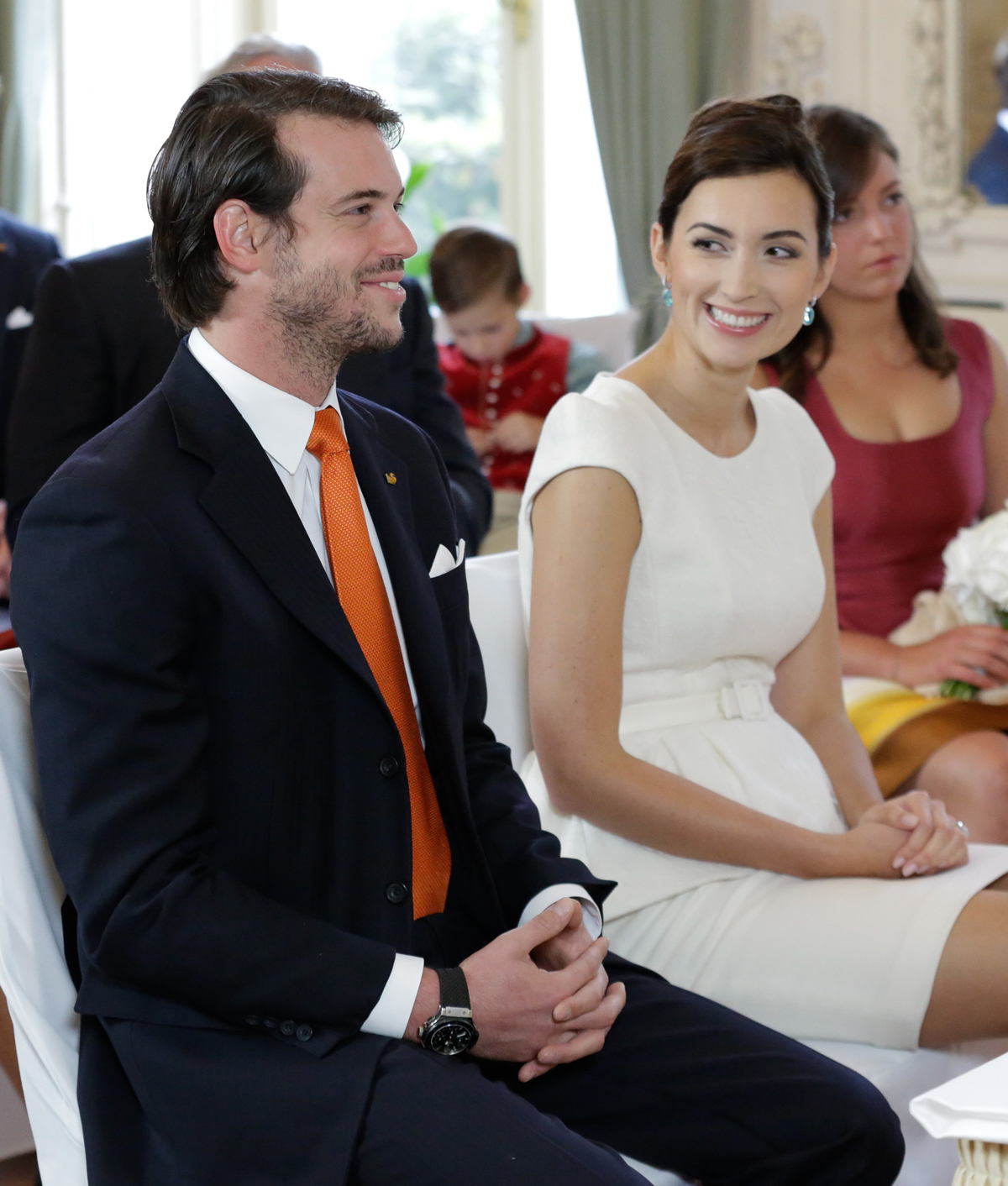 Il Principe Felix di Lussemburgo e Claire Lademacher si sono sposati in una cerimonia civile a Konigstein, Germania, il 17 settembre 2013 (Guy Wolff/Grand-Ducal Court of Luxembourg via Getty Images)