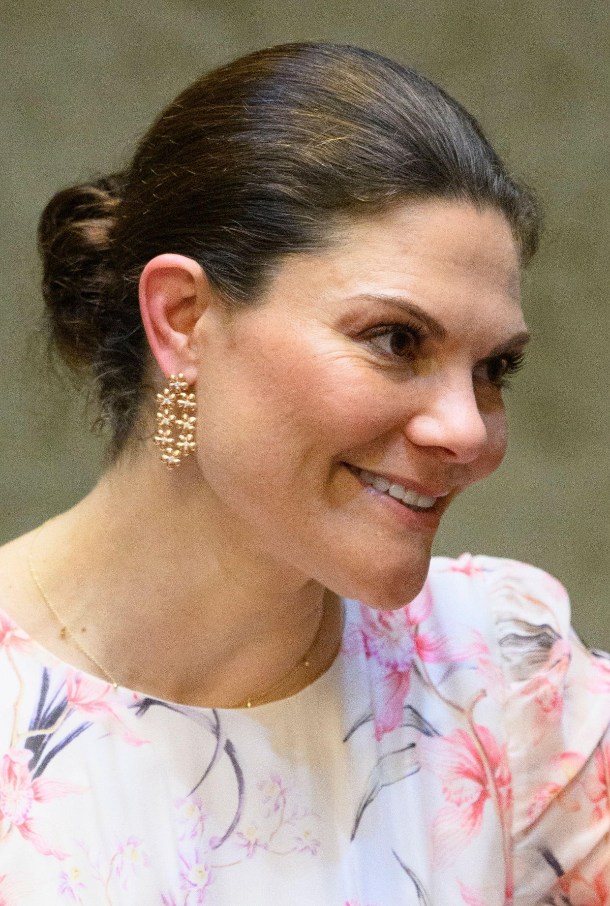 La Principessa Ereditaria di Svezia partecipa a una cena di benvenuto ufficiale presso il Pan Pacific Sonargoan Hotel a Dhaka, Bangladesh, il 18 marzo 2024 (Henrik Montgomery/TT News Agency/Alamy)