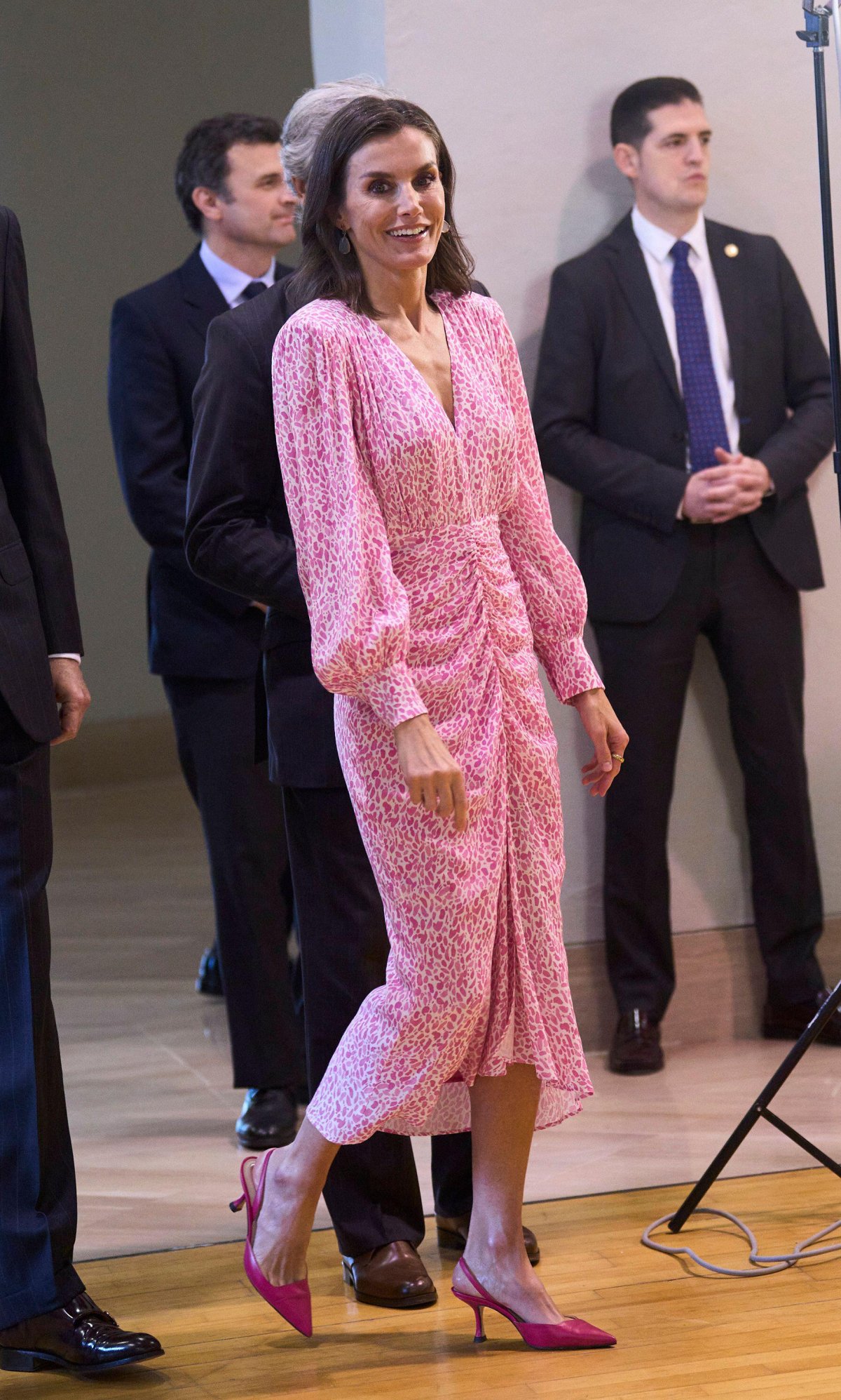 La Regina di Spagna assiste alla presentazione delle Medaglie d'Oro al Merito delle Belle Arti presso il Palacio de Congresos a Cadice il 3 aprile 2024 (Jack Abuin/ZUMA Press/Alamy)