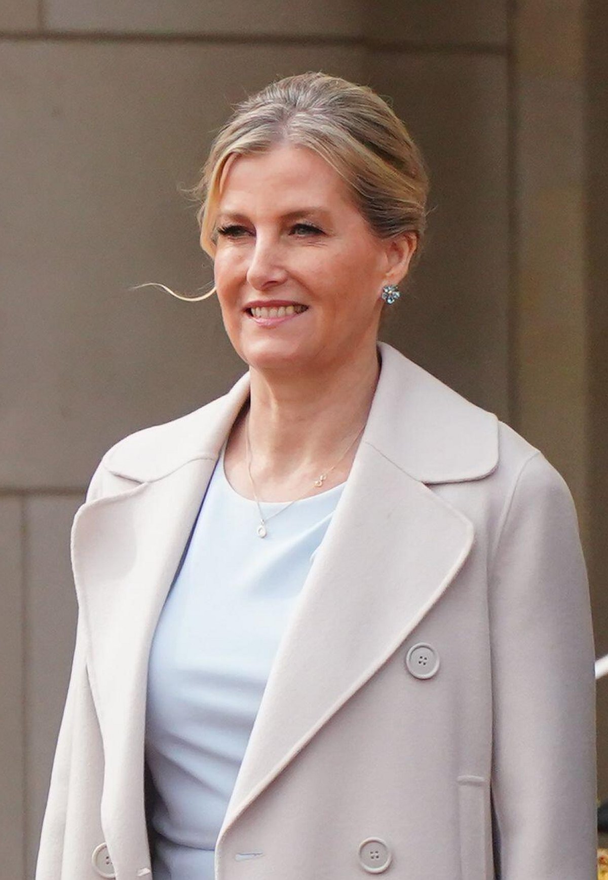 La Duchessa di Edimburgo durante una cerimonia speciale del Cambio della Guardia a Buckingham Palace per celebrare il 120° anniversario della Entente Cordiale l'8 aprile 2024 (Victoria Jones/PA Images/Alamy)