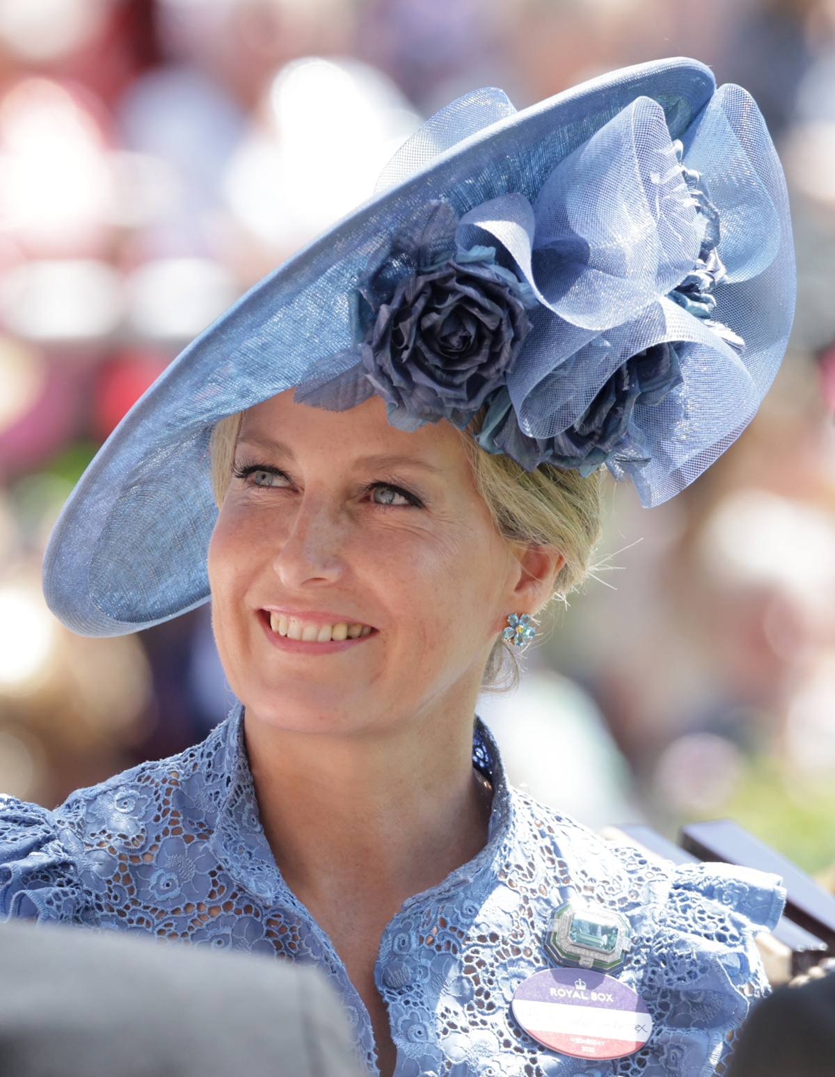 La Contessa di Wessex durante la sfilata reale a Royal Ascot il 15 giugno 2022 (Chris Jackson/Getty Images)