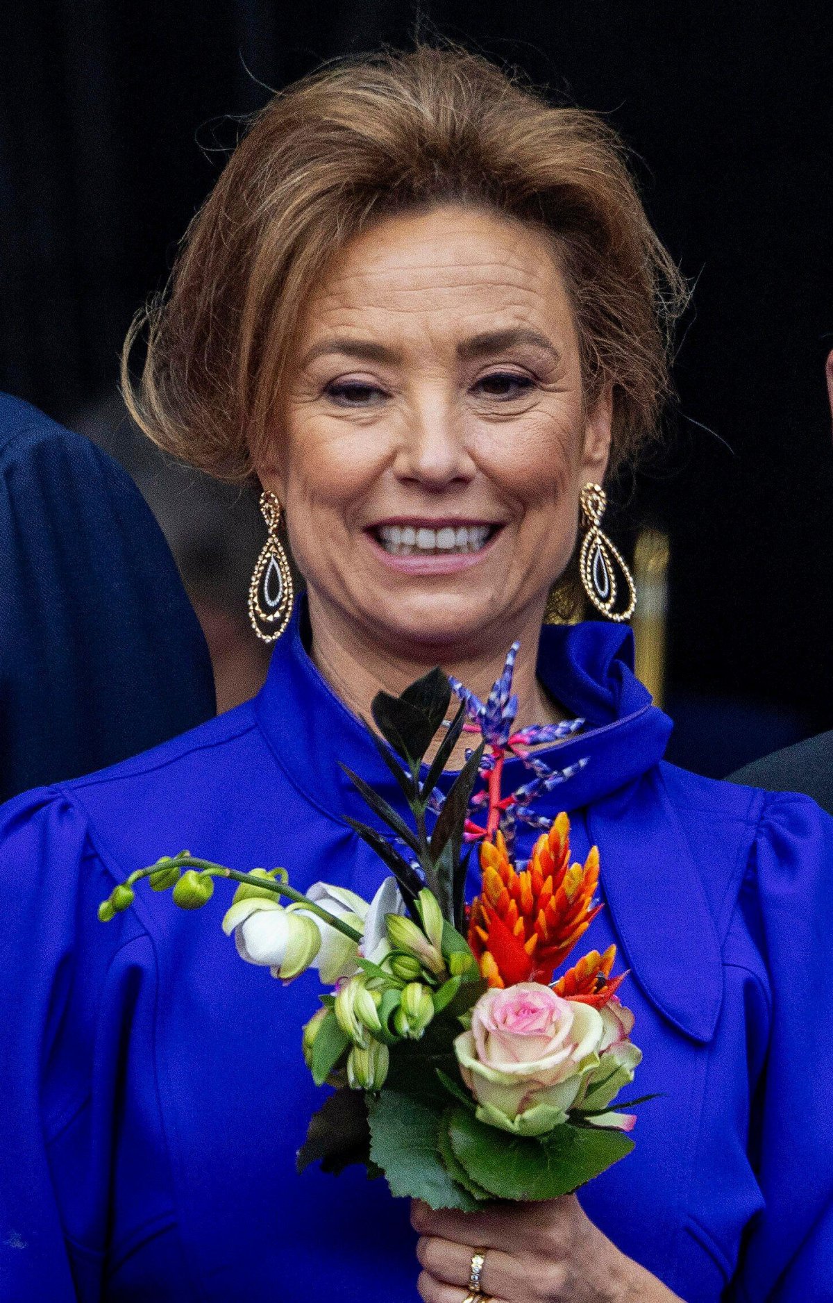 La Principessa Marilene di Orange-Nassau partecipa alle celebrazioni per il Giorno del Re a Emmen il 27 aprile 2024 (Albert Nieboer/DPA Picture Alliance/Alamy)