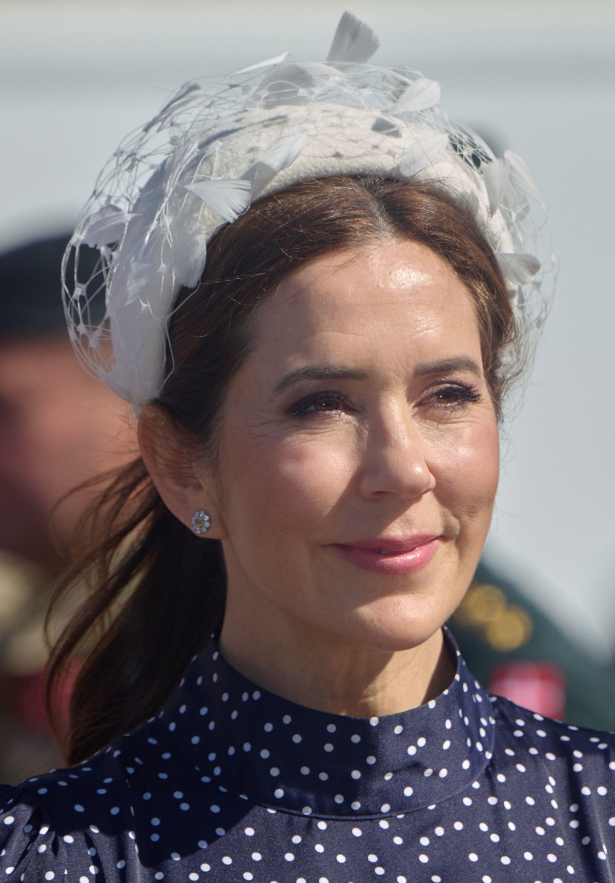 La Regina di Danimarca arriva a Helsingör durante il loro primo viaggio del suo regno a bordo dello Yacht Reale Dannebrog il 2 maggio 2024 (Stefan Lindblom/TT News Agency/Alamy)