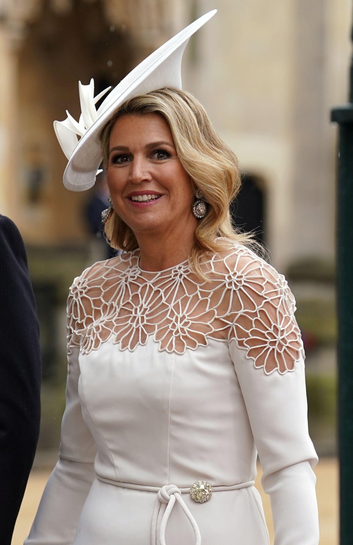 La Regina dei Paesi Bassi partecipa all'incoronazione del Re Carlo III e della Regina Camilla all'Abbazia di Westminster a Londra il 6 maggio 2023 (Andrew Milligan/PA Images/Alamy)