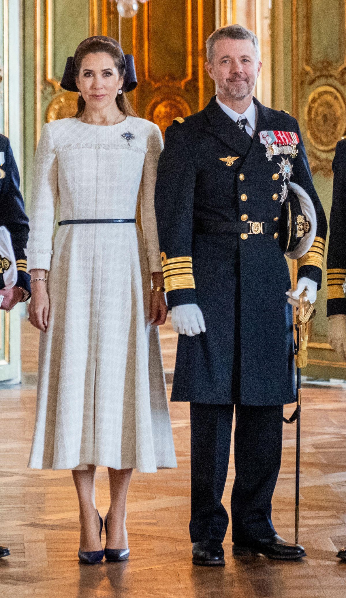 Il re e la regina di Danimarca al Palazzo Reale di Stoccolma, il 6 maggio 2024 (Ida Marie Odgaard/Ritzau/Alamy)