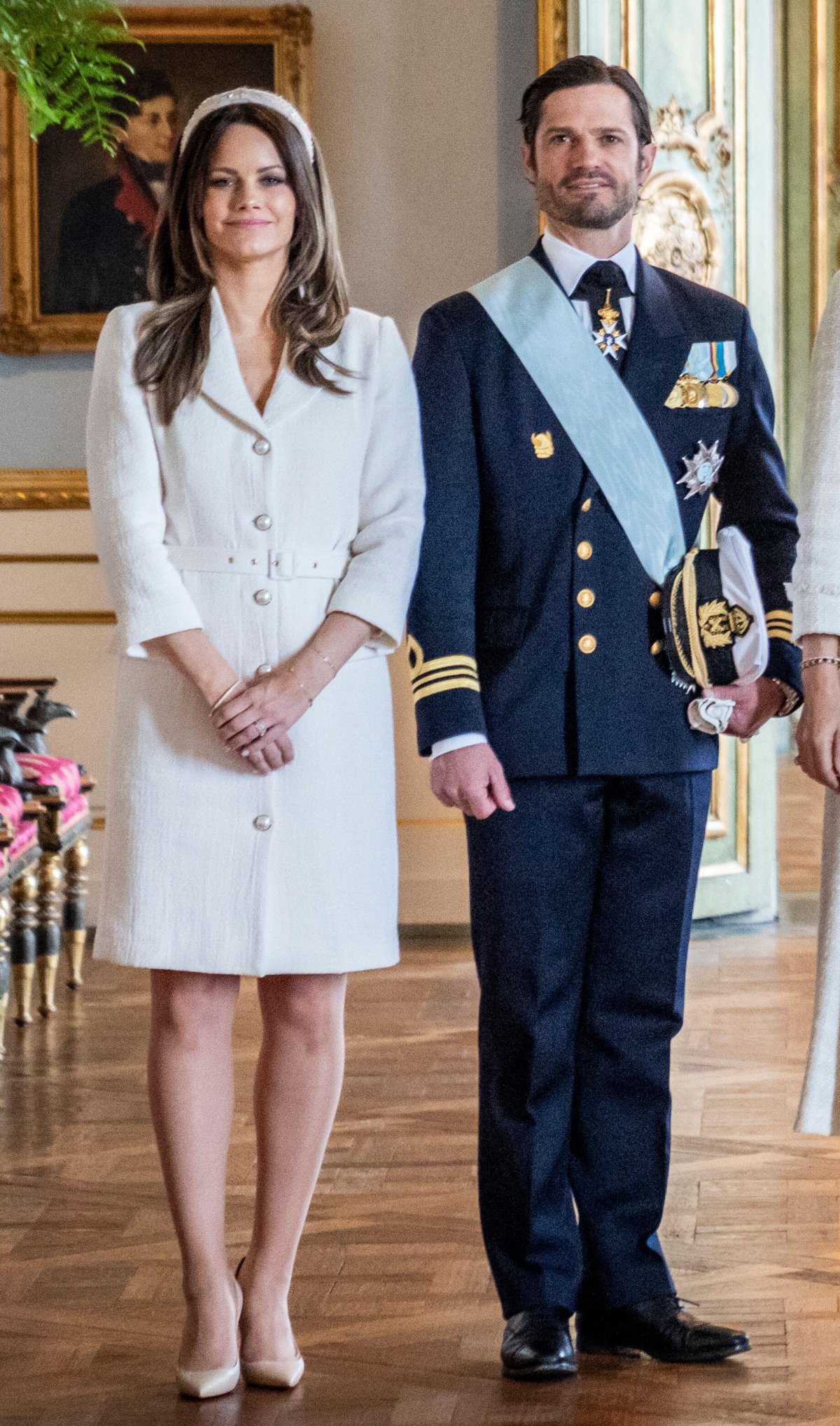 La principessa Sofia e il principe Carl Philip di Svezia al Palazzo Reale di Stoccolma, il 6 maggio 2024 (Ida Marie Odgaard/Ritzau/Alamy)