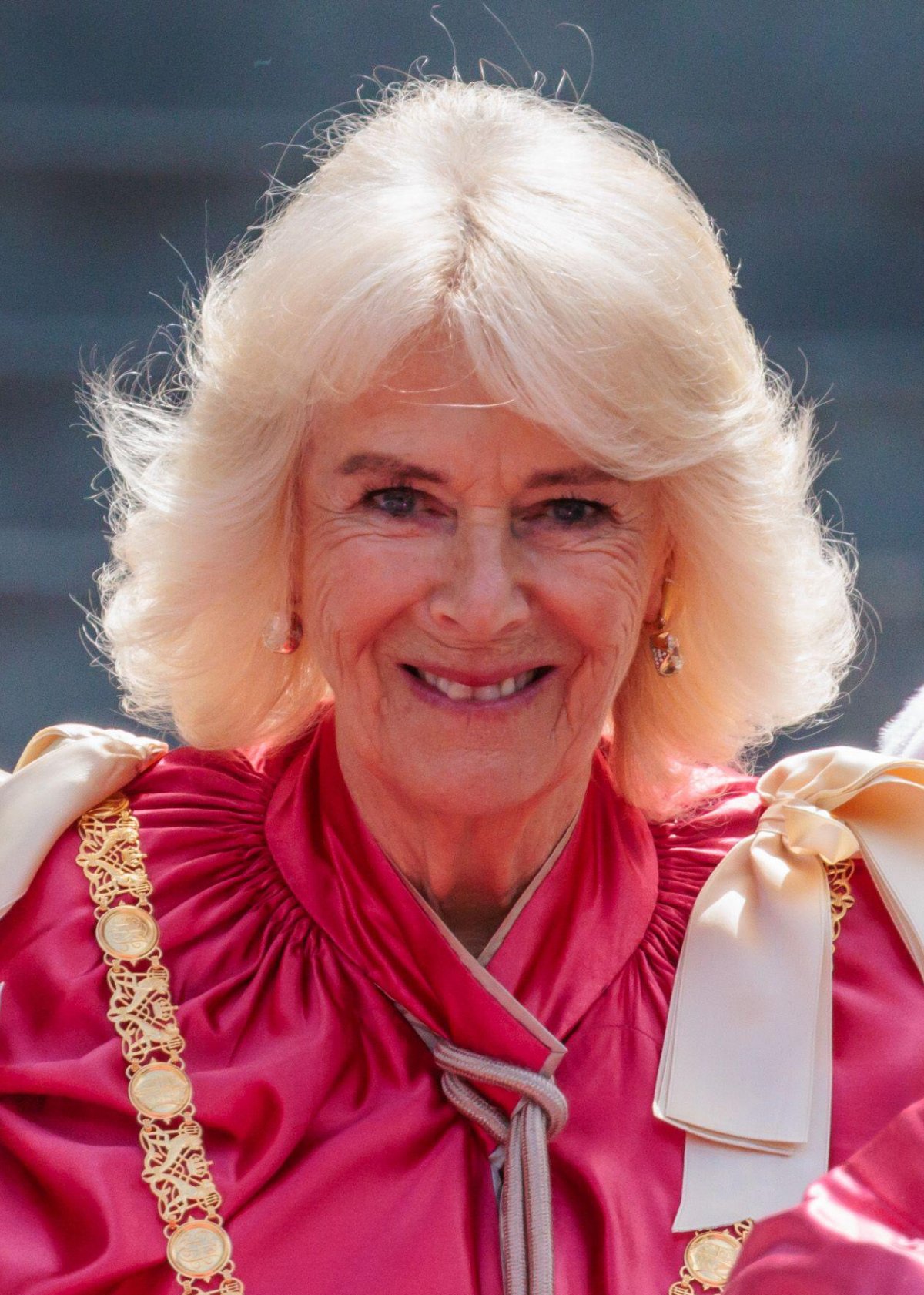 La Regina Camilla del Regno Unito partecipa alla cerimonia per l'Ordine dell'Impero Britannico presso la Cattedrale di St Paul a Londra il 15 maggio 2024 (Amanda Rose/Alamy)