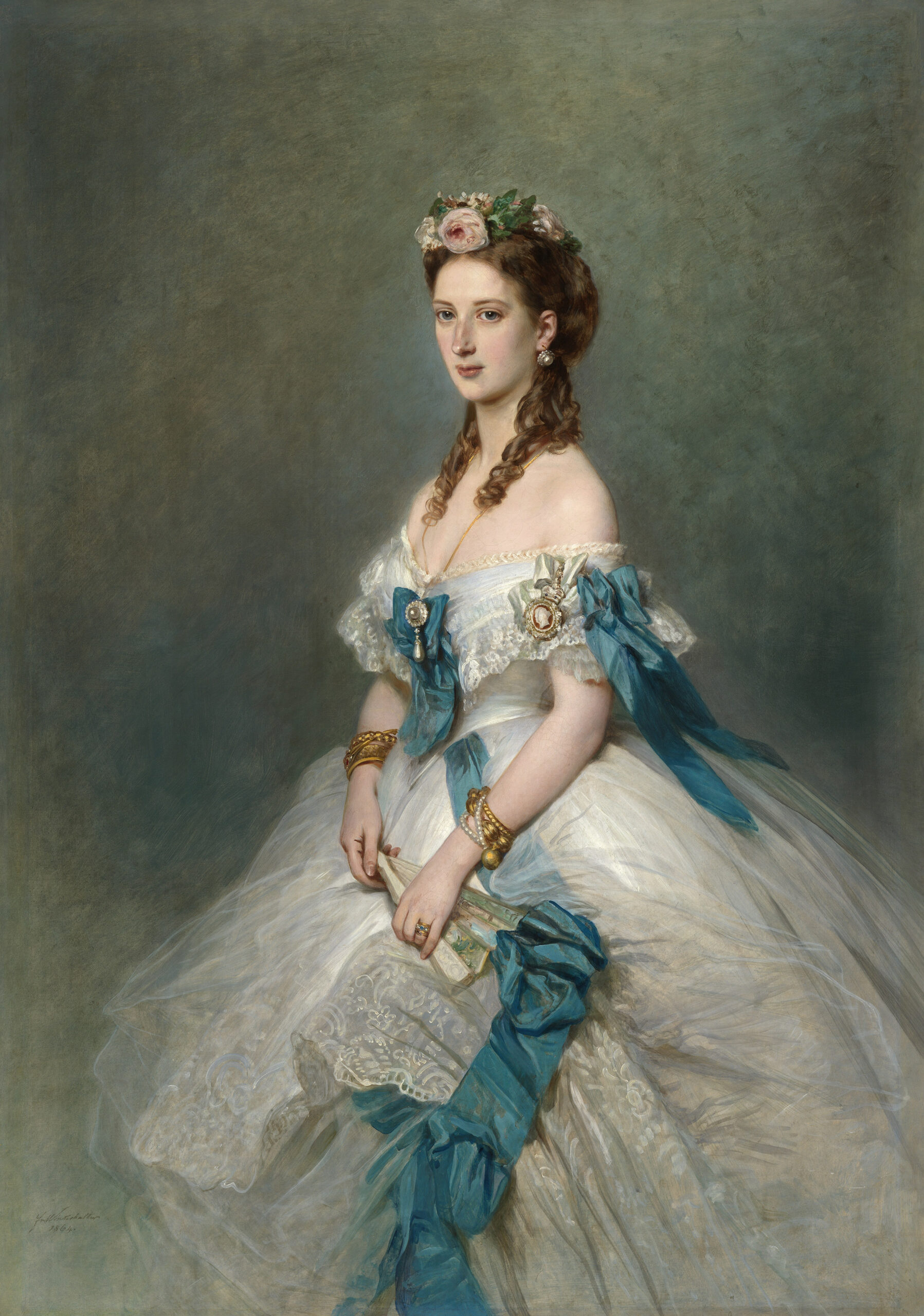 Franz Xaver Winterhalter, Alexandra, Princess of Wales, 1864 (Royal Collection Trust/© His Majesty King Charles III 2024)