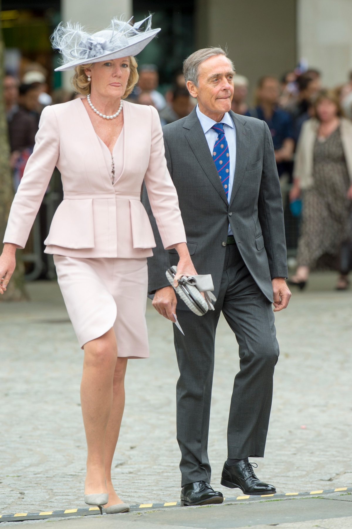 Il Duca e la Duchessa di Westminster partecipano a un servizio di ringraziamento nella Cattedrale di St. Paul in onore del 90° compleanno della Regina Elisabetta II il 10 giugno 2016 (Jada Images/Alamy)