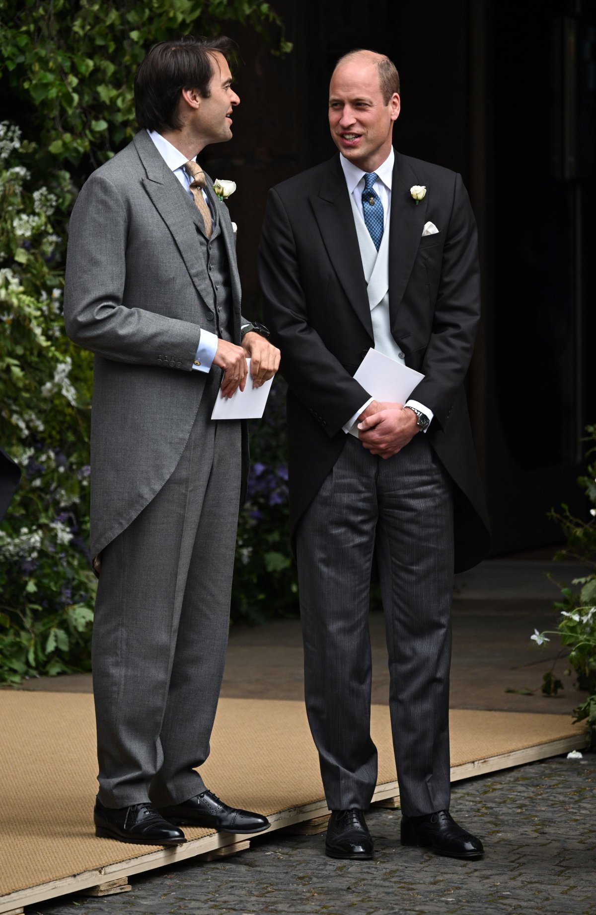 Il Principe di Galles partecipa al matrimonio del Duca e della Duchessa di Westminster presso la Cattedrale di Chester il 7 giugno 2024 (Doug Peters/EMPICS/Alamy)