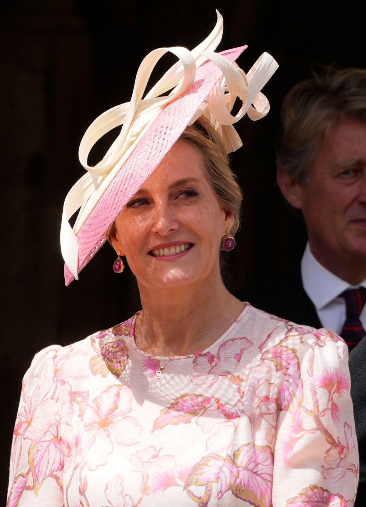 La Duchessa di Edimburgo è ritratta prima del servizio annuale dell'Ordine della Giarrettiera alla Cappella di San Giorgio, Windsor, il 17 giugno 2024 (Kirsty Wigglesworth/PA Images/Alamy)