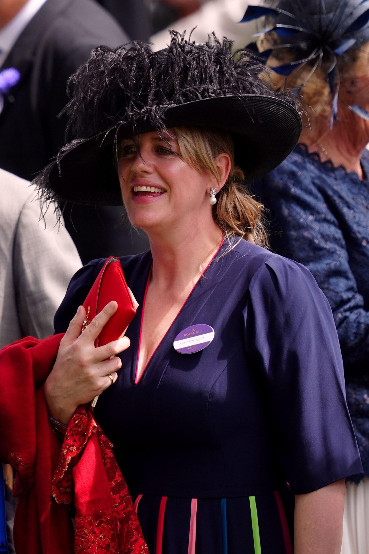 Laura Lopes arriva per il primo giorno di Royal Ascot il 18 giugno 2024 (David Davies/PA Images/Alamy)