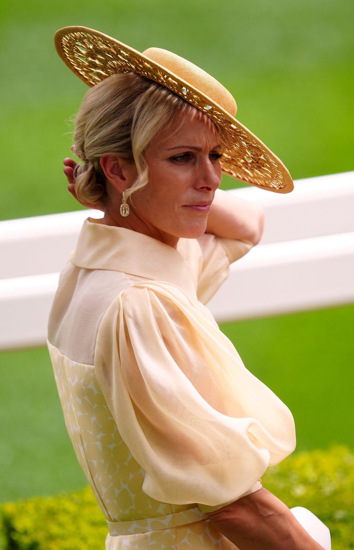 Zara Tindall partecipa al primo giorno di Royal Ascot il 18 giugno 2024 (David Davies/PA Images/Alamy)