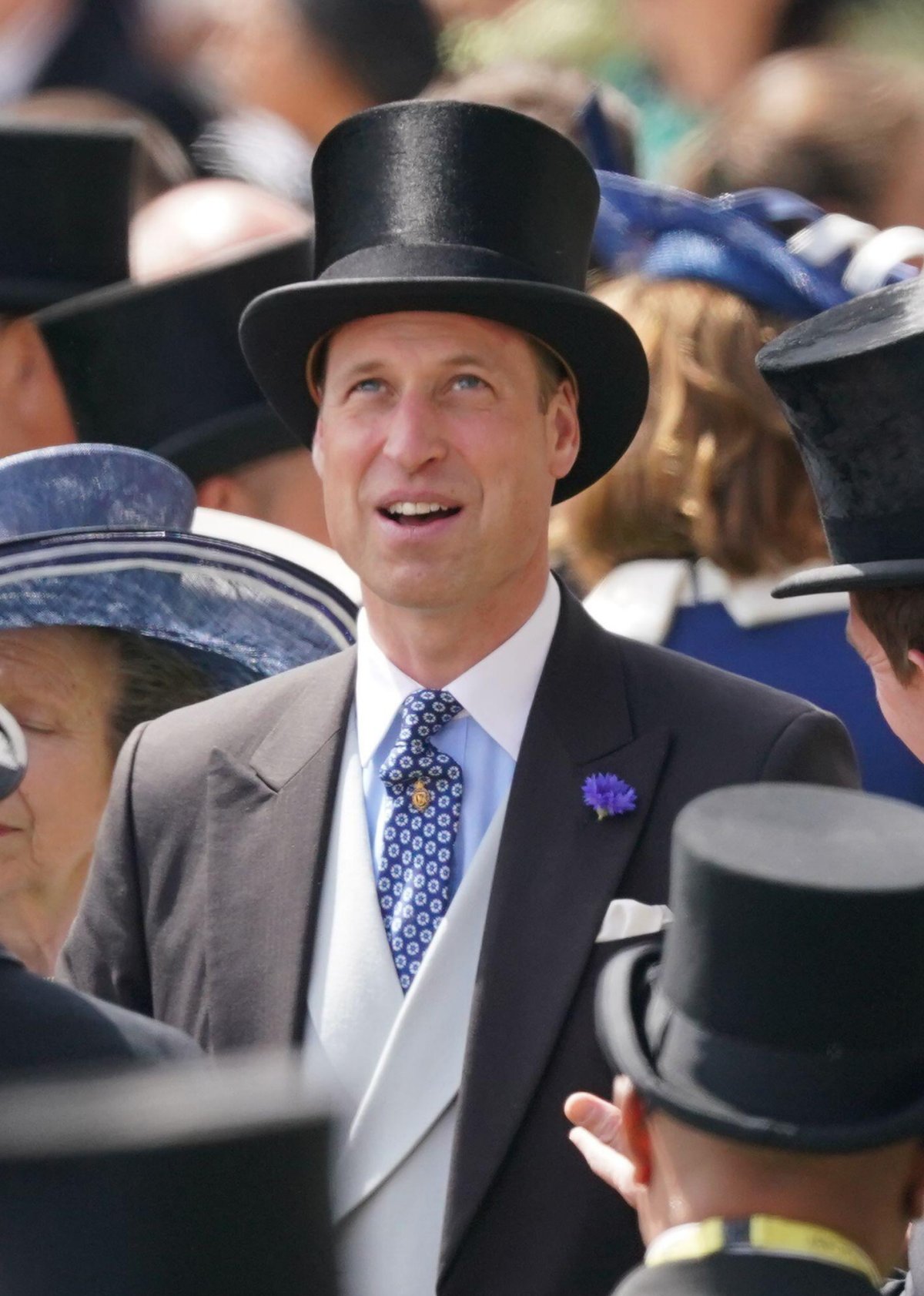 Il Principe di Galles partecipa al secondo giorno di Royal Ascot il 19 giugno 2024 (Jonathan Brady/PA Images/Alamy)