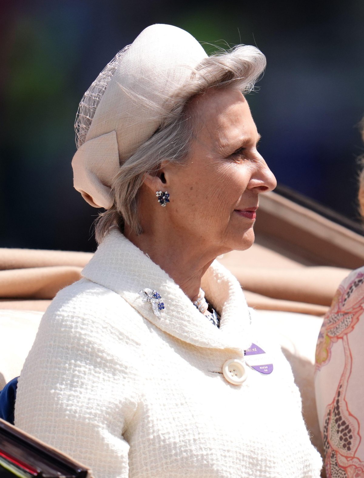 La Duchessa di Gloucester partecipa al secondo giorno di Royal Ascot il 19 giugno 2024 (John Walton/PA Images/Alamy)