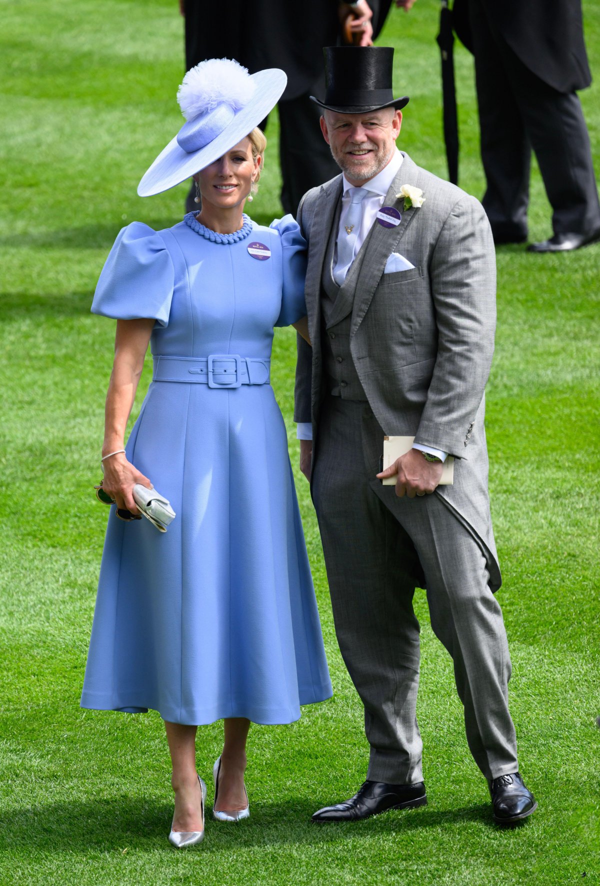 Zara e Mike Tindall partecipano al terzo giorno di Royal Ascot il 20 giugno 2024 (Doug Peters/EMPICS/Alamy)