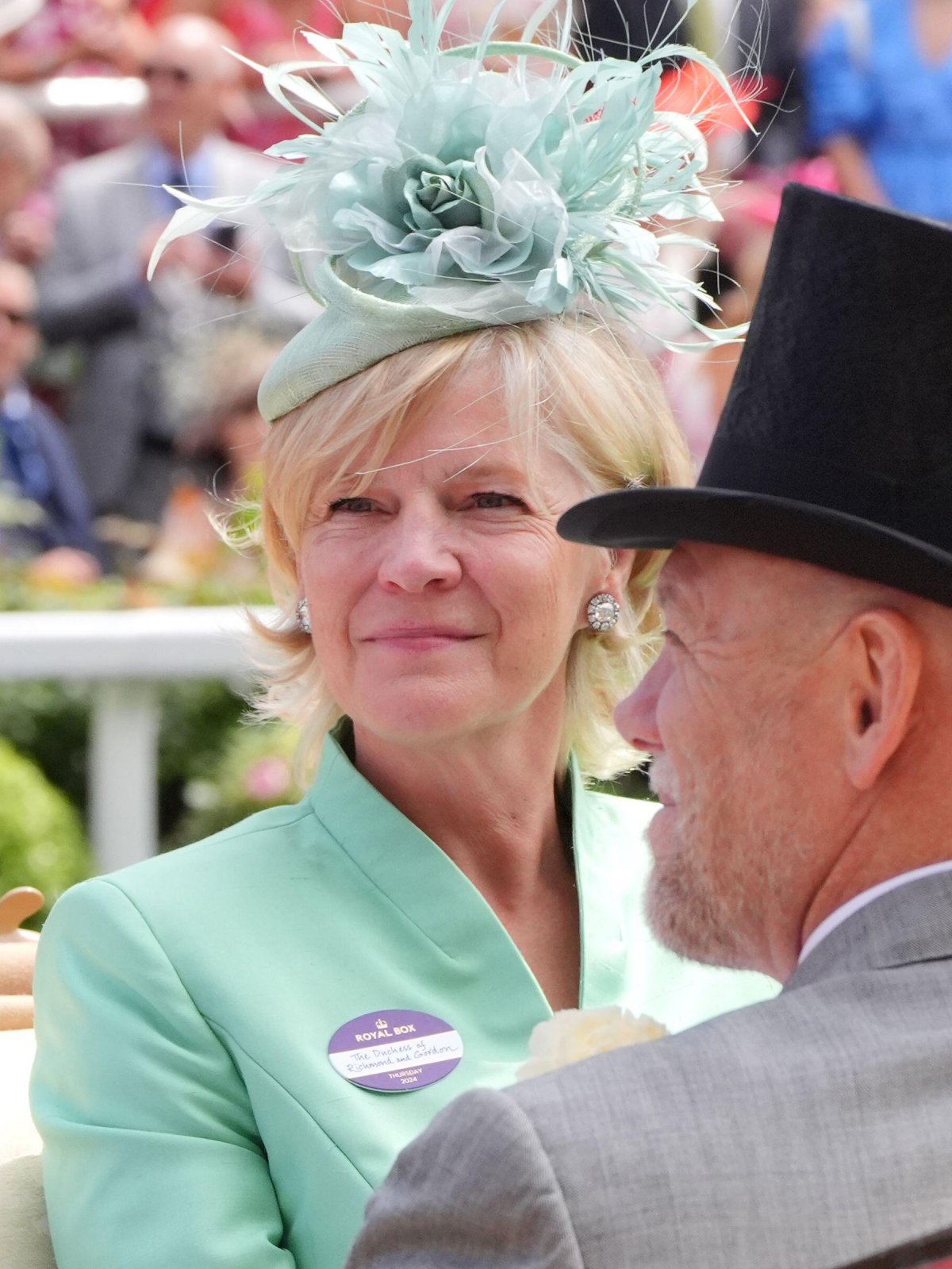 La Duchessa di Richmond partecipa al terzo giorno di Royal Ascot il 20 giugno 2024 (Jonathan Brady/PA Images/Alamy)