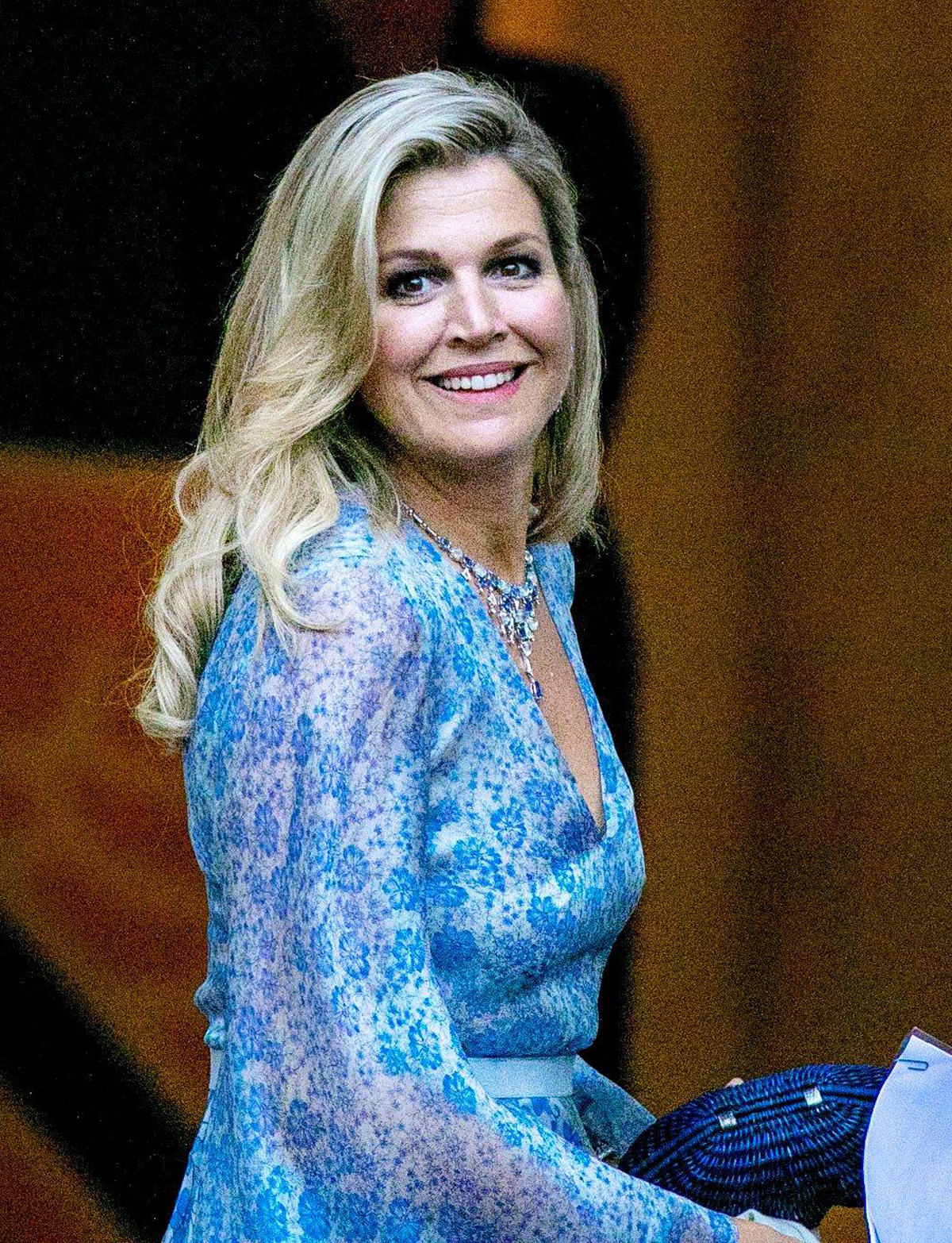 La Regina Maxima dei Paesi Bassi partecipa a una cena con membri del Raad van State al Palazzo Noordeinde all'Aia l'11 settembre 2019 (Albert Nieboer/DPA Picture Alliance/Alamy)