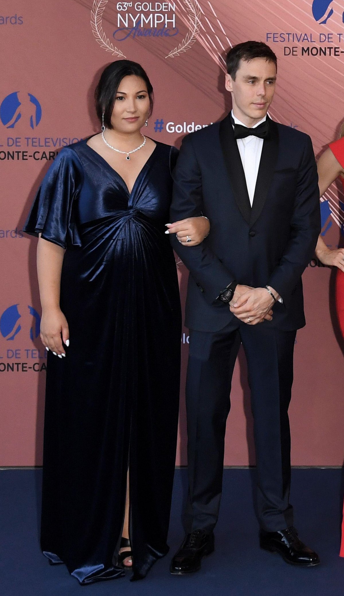 Marie e Louis Ducruet partecipano ai Golden Nymph Awards al 63° Festival Internazionale della Televisione di Monte-Carlo il 18 giugno 2024 (Agenzia Foto Indipendente/Alamy)